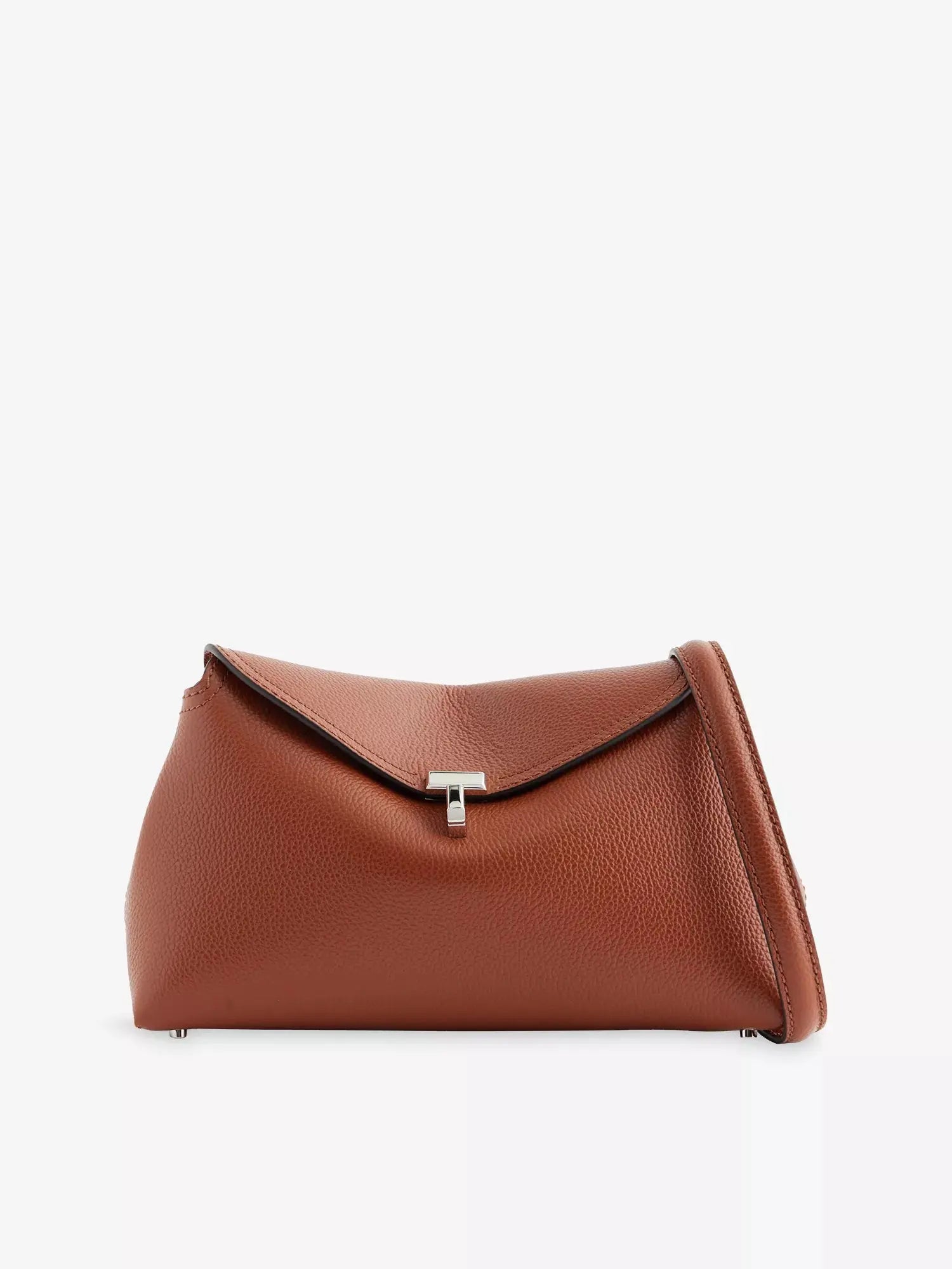Toteme Women's T-Lock Flap Leather Clutch Toteme