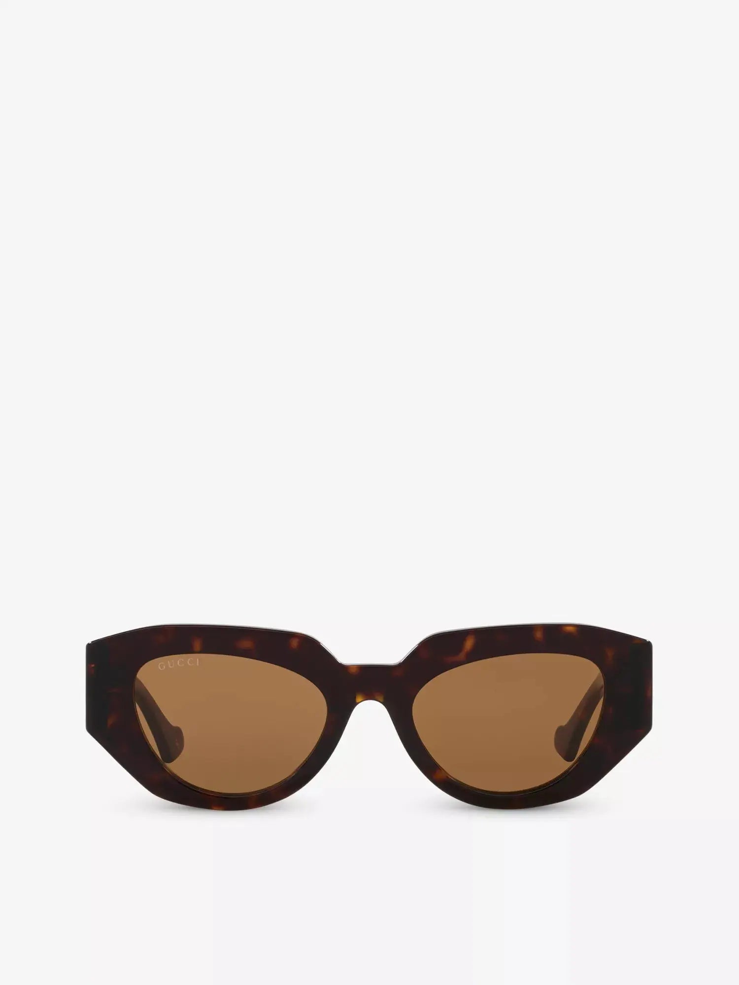Gucci Women's GG1421S rectangle-frame acetate sunglasses Gucci
