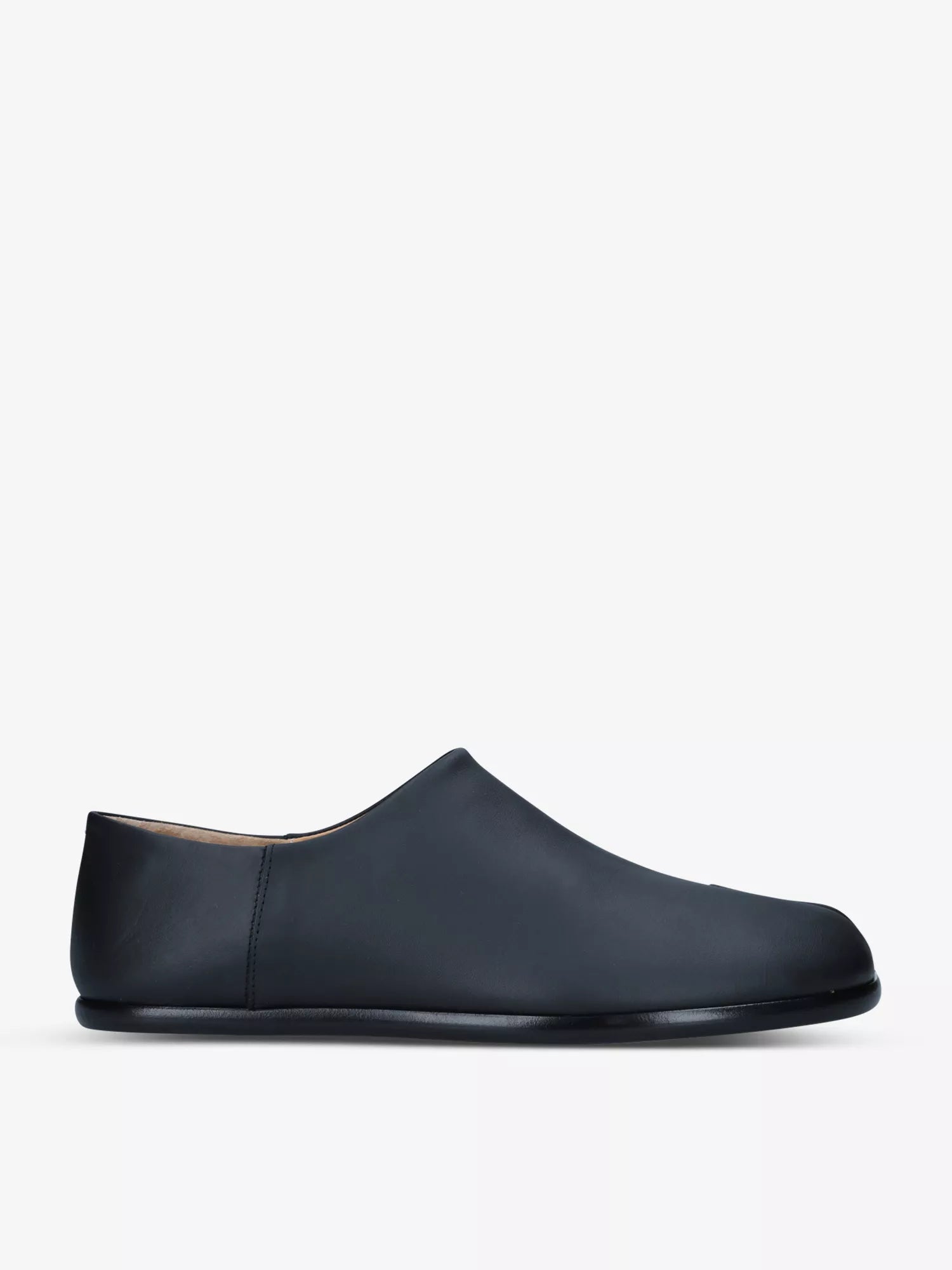 Maison Margiela Men's Tabi split-toe satin flat shoes Maison Margiela