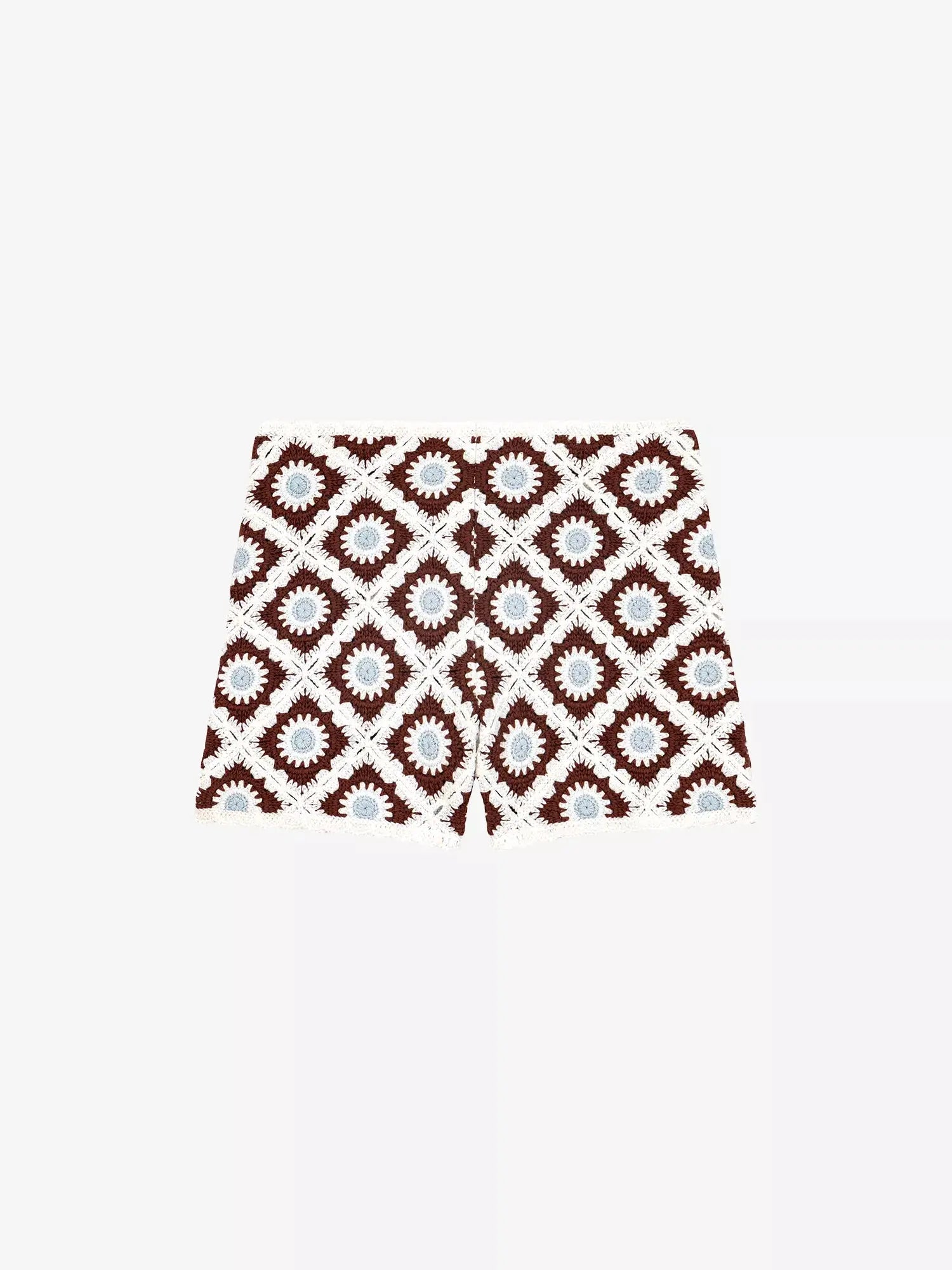 Maje Women's Floral Mid-Rise Crochet Shorts Maje