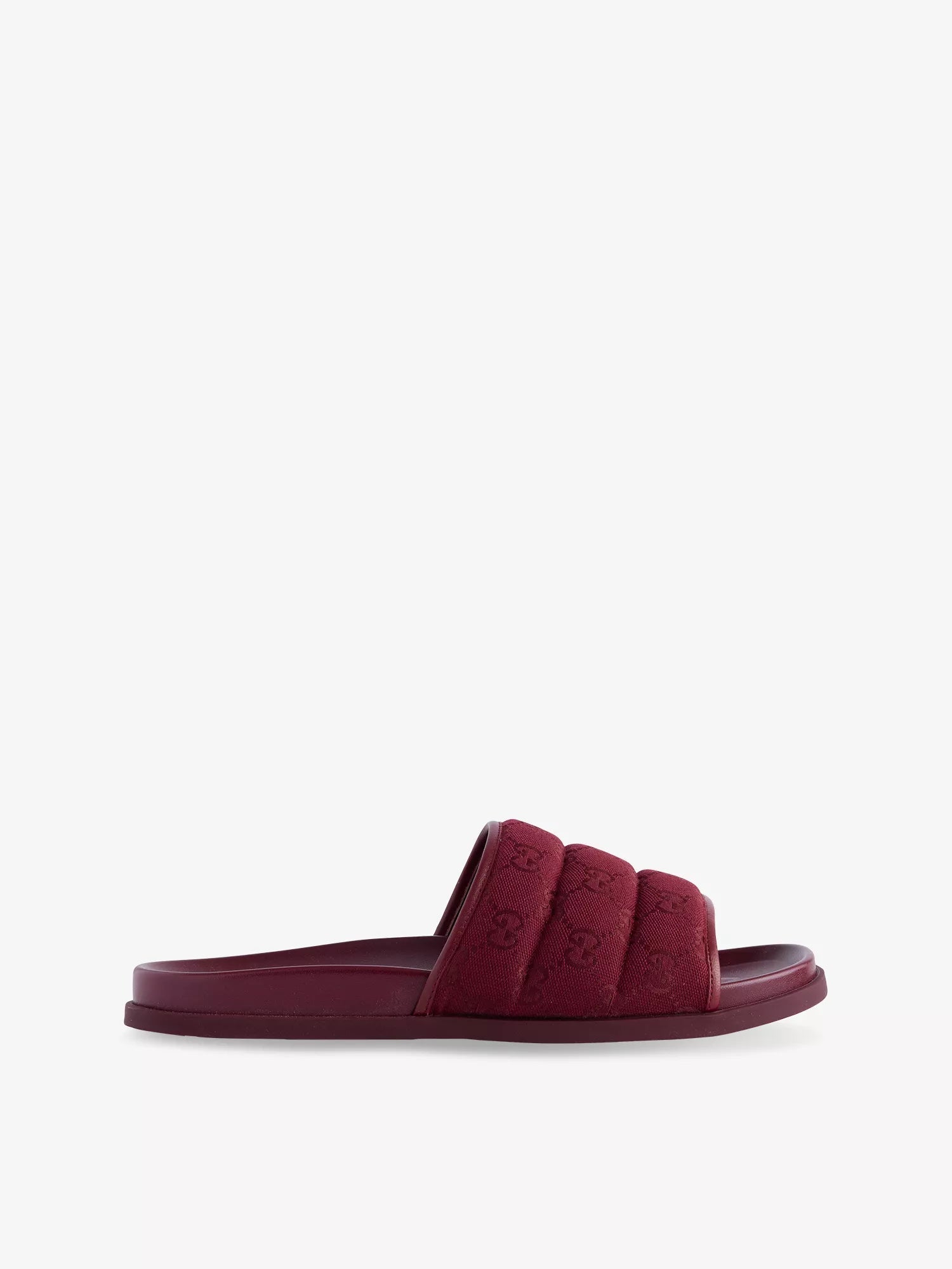 Gucci Men's Monogram Canvas Slides Gucci