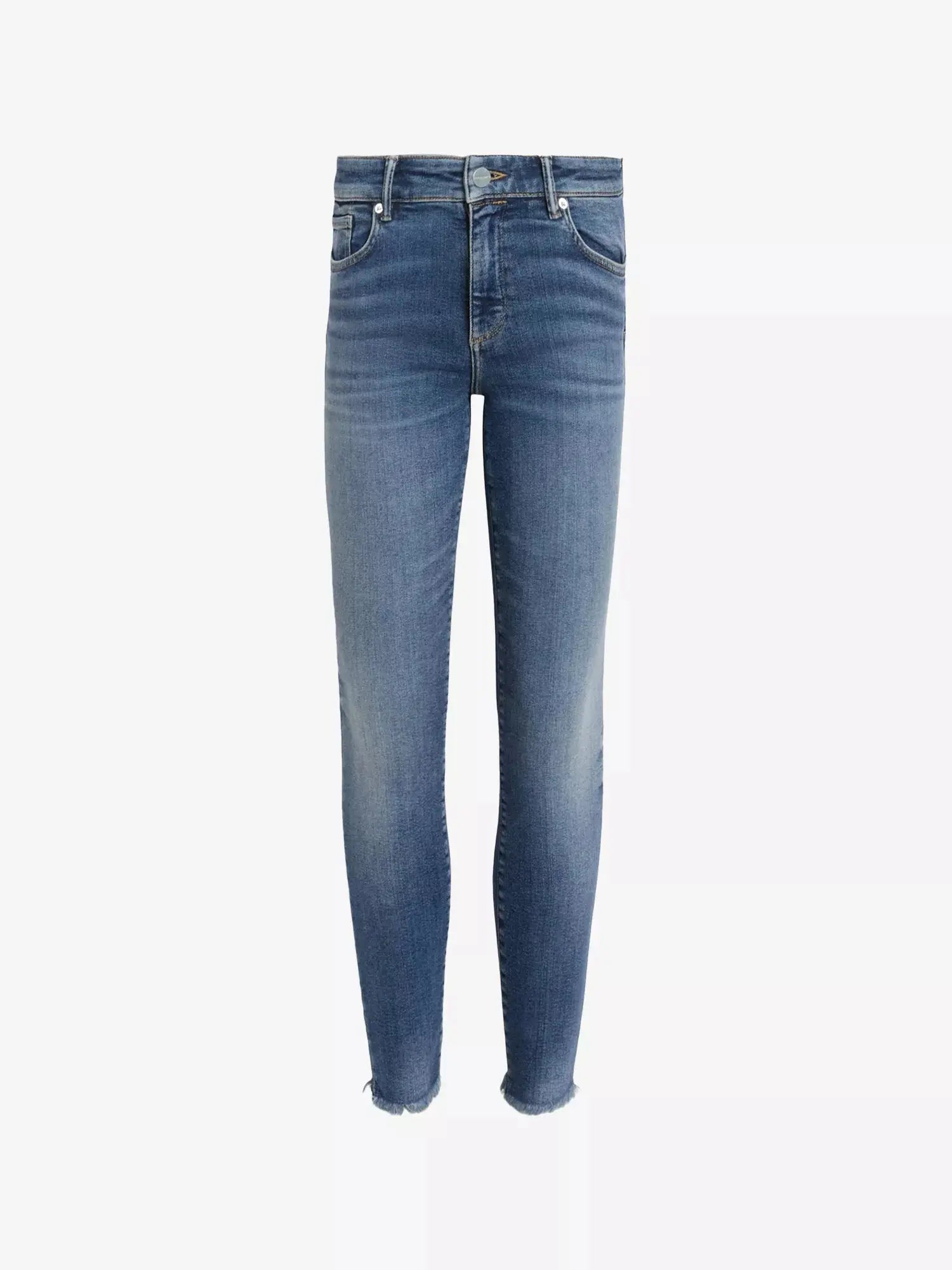 AllSaints Women's Miller Pushup Skinny-Leg High-Rise Cotton-Blend Stretch-Denim Jeans Allsaints