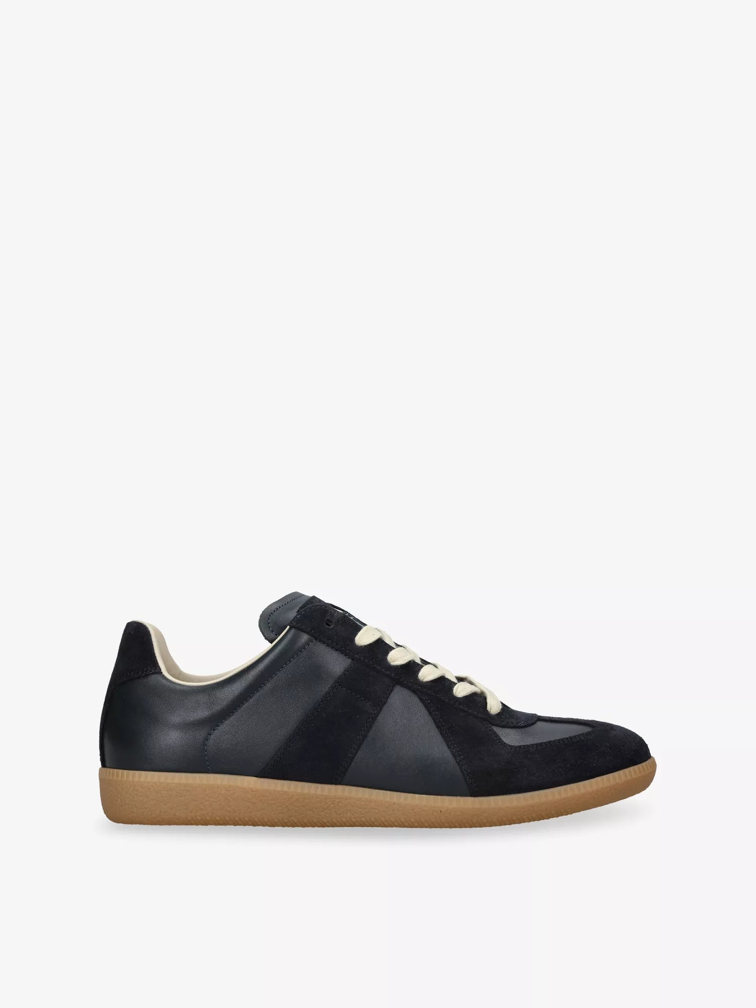 Maison Margiela Men's Panelled Leather Trainers Maison Margiela