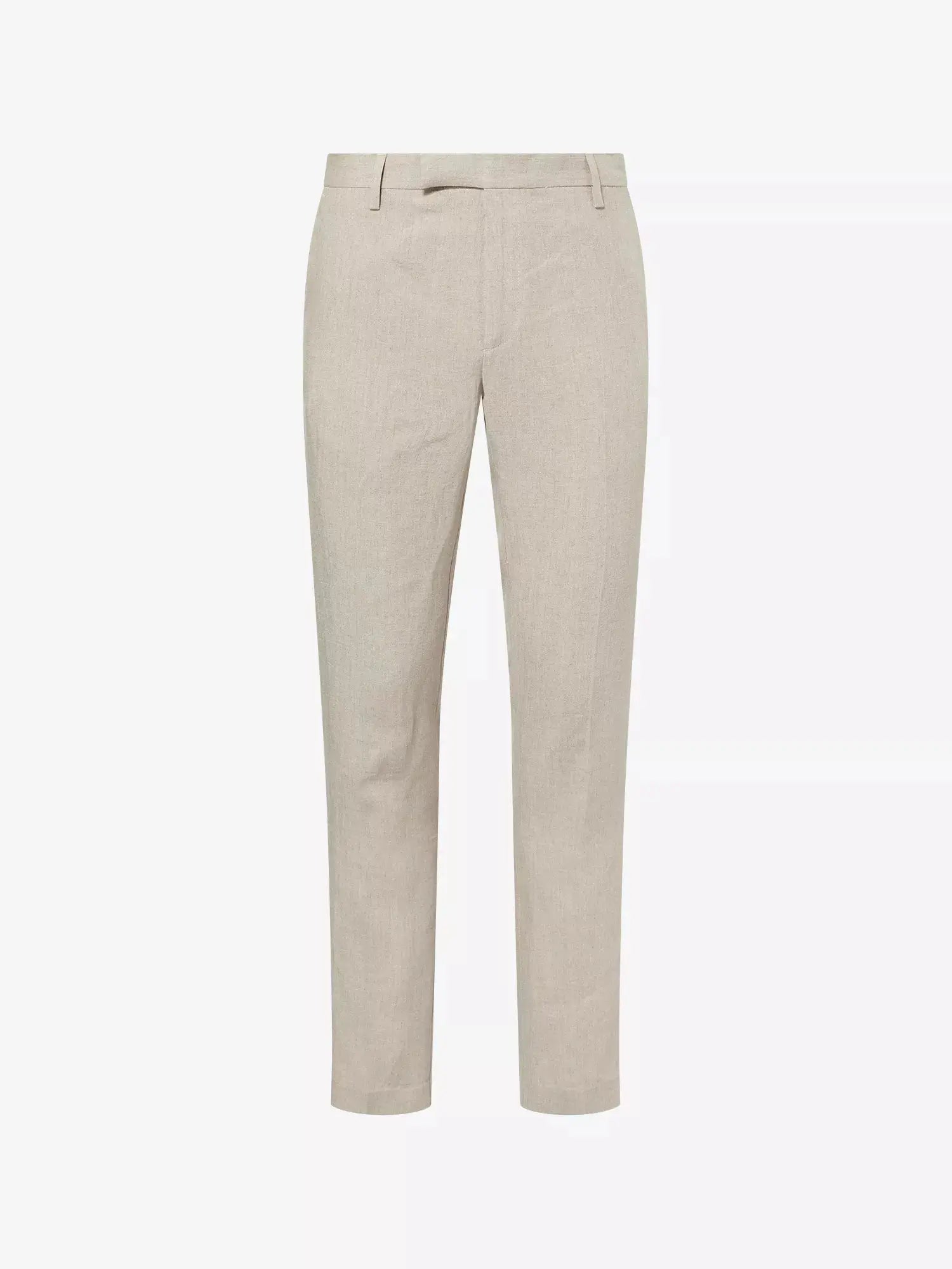 Sunspel Men's Tapered-Leg Tailored Linen Trousers Sunspel