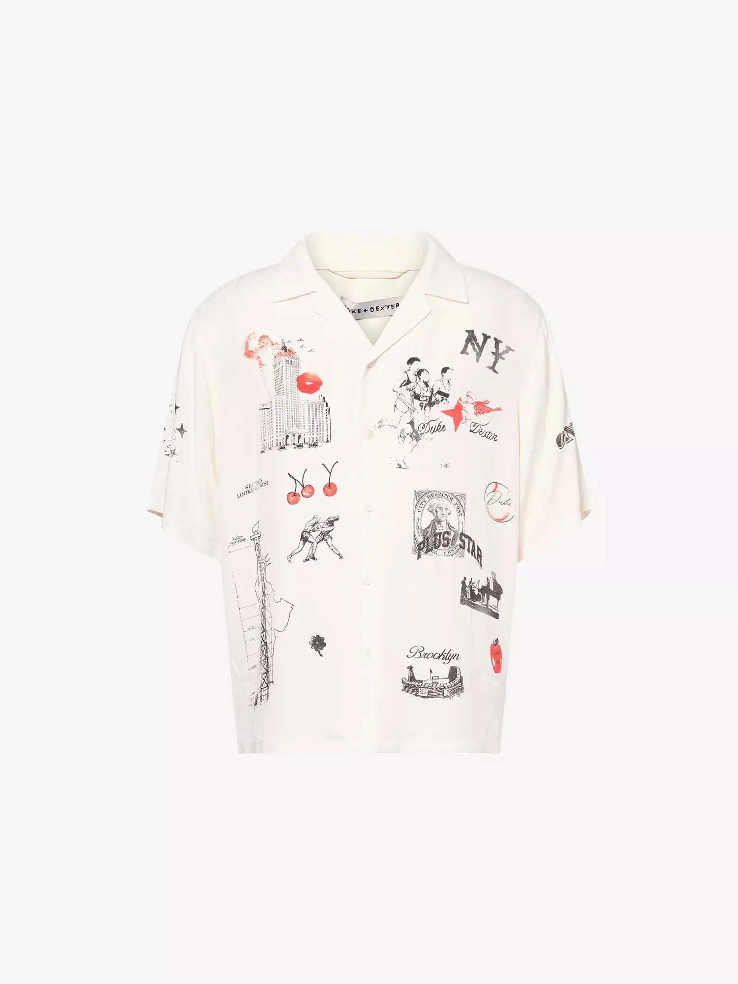 Duke & Dexter Men's Sketch Vintage Short-Sleeves Woven Shirt Duke & Dexter