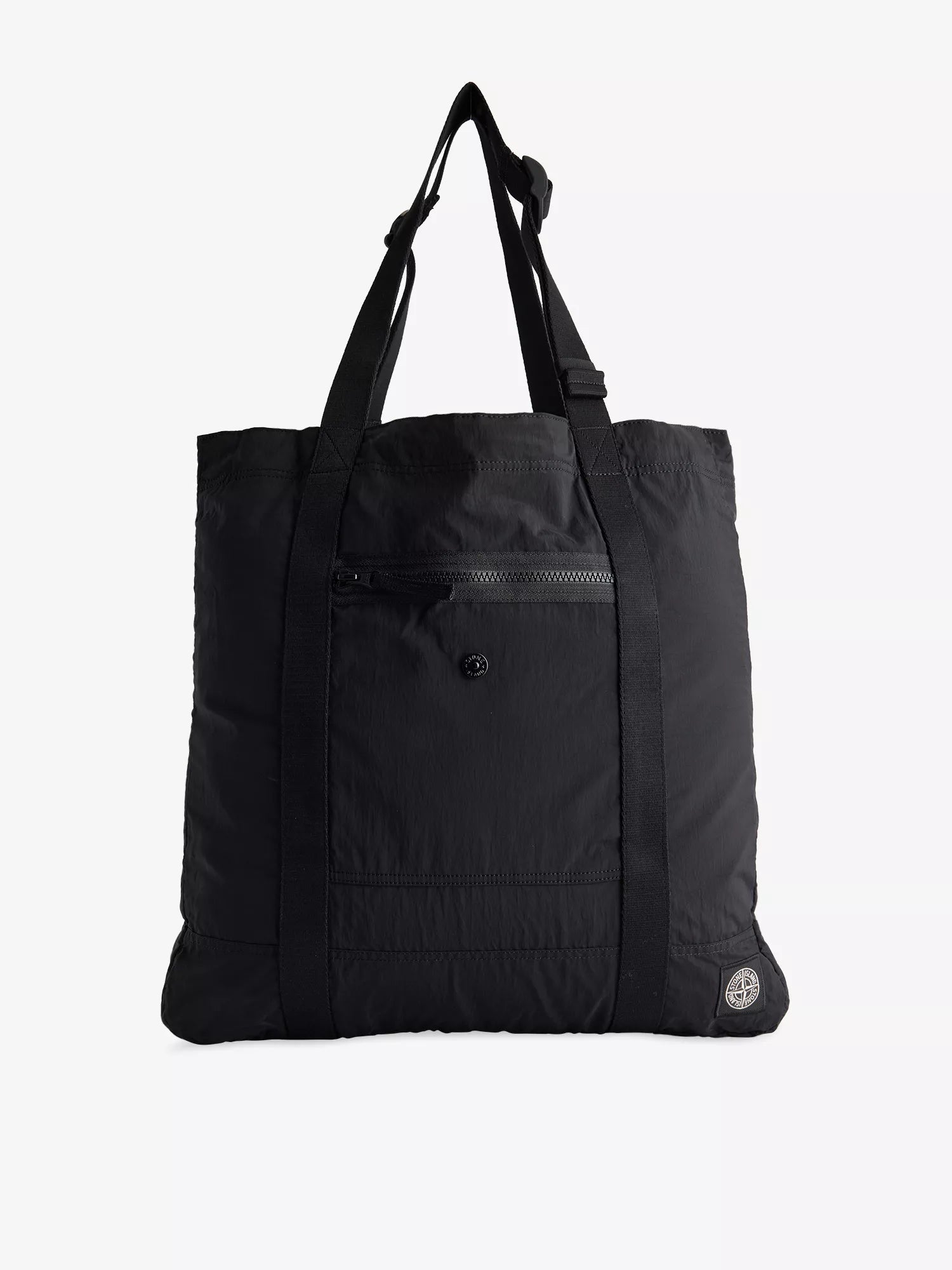 Stone Island Men's Brand-Patch Zip-Pocket Tote Bag Stone Island