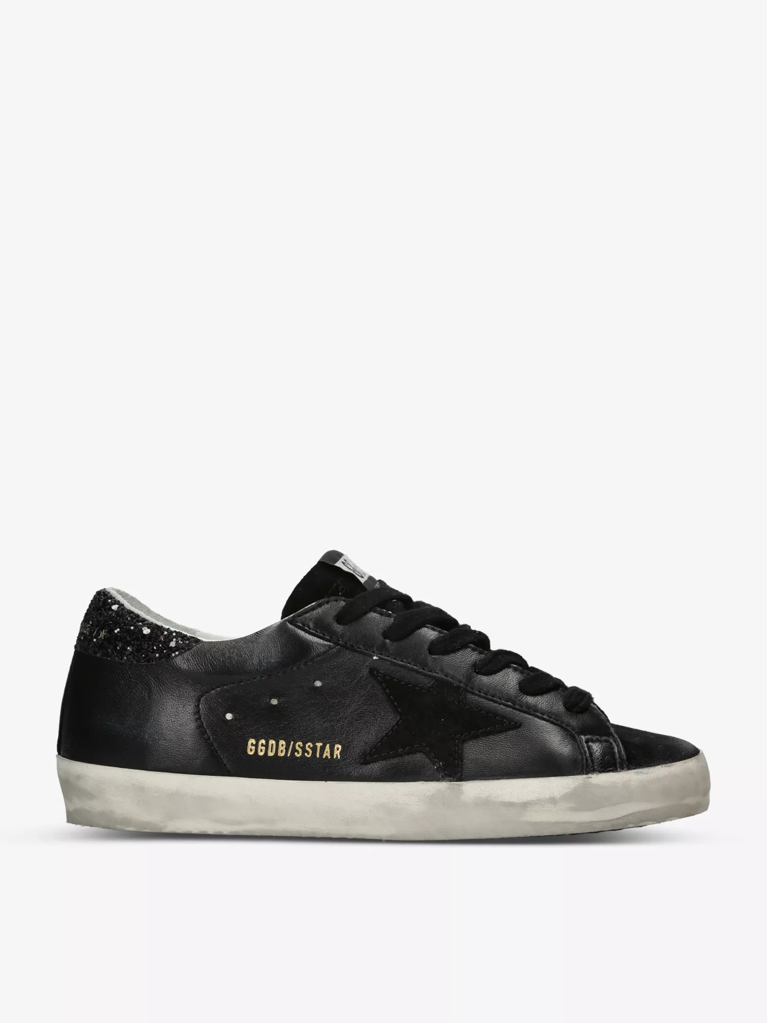 Golden Goose Women's Super-Star suede star-patch leather trainers Golden Goose