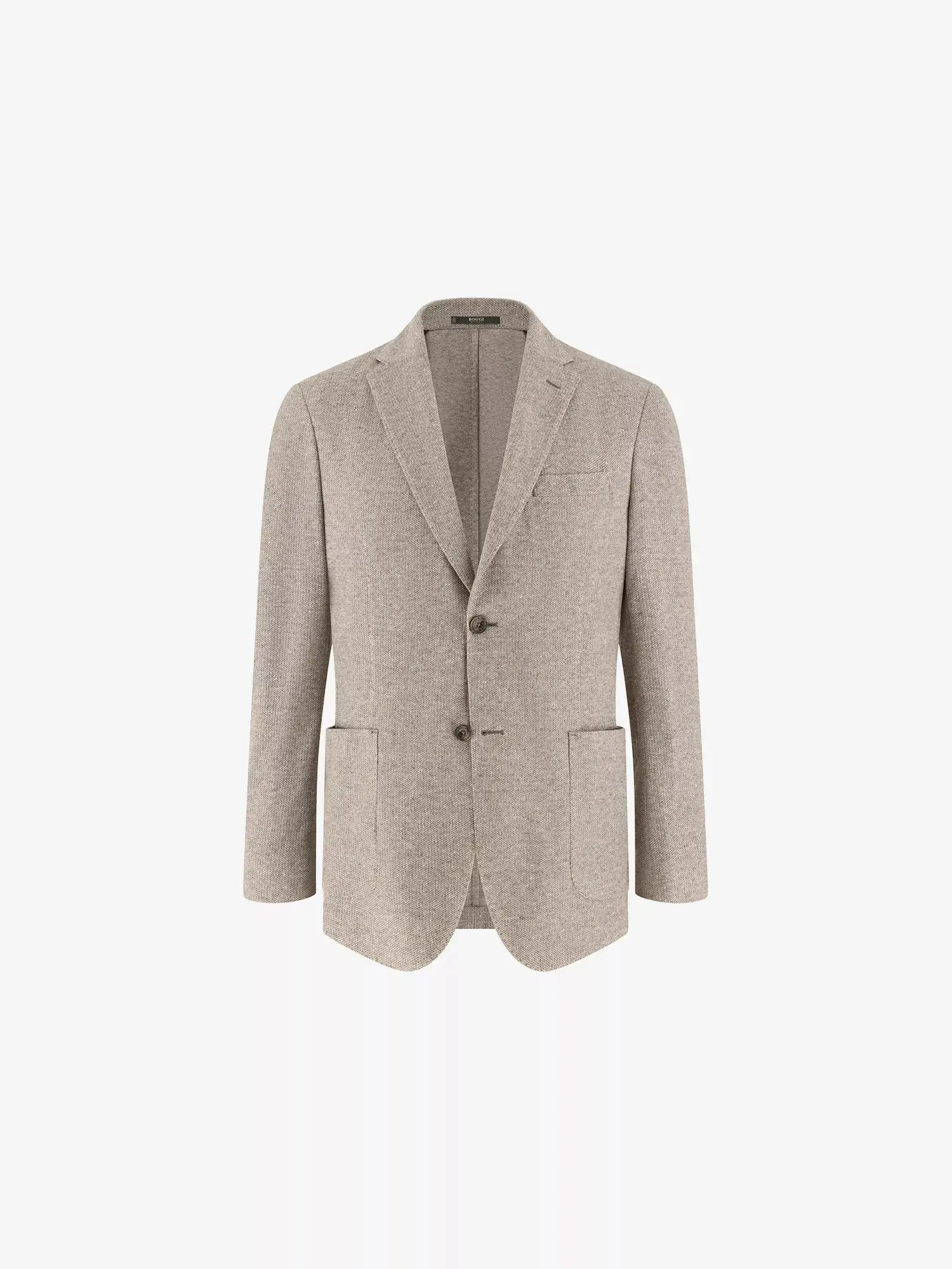 Boggi Milano Men's Textured Single-Breasted Linen and Cotton-Blend Blazer Boggi Milano
