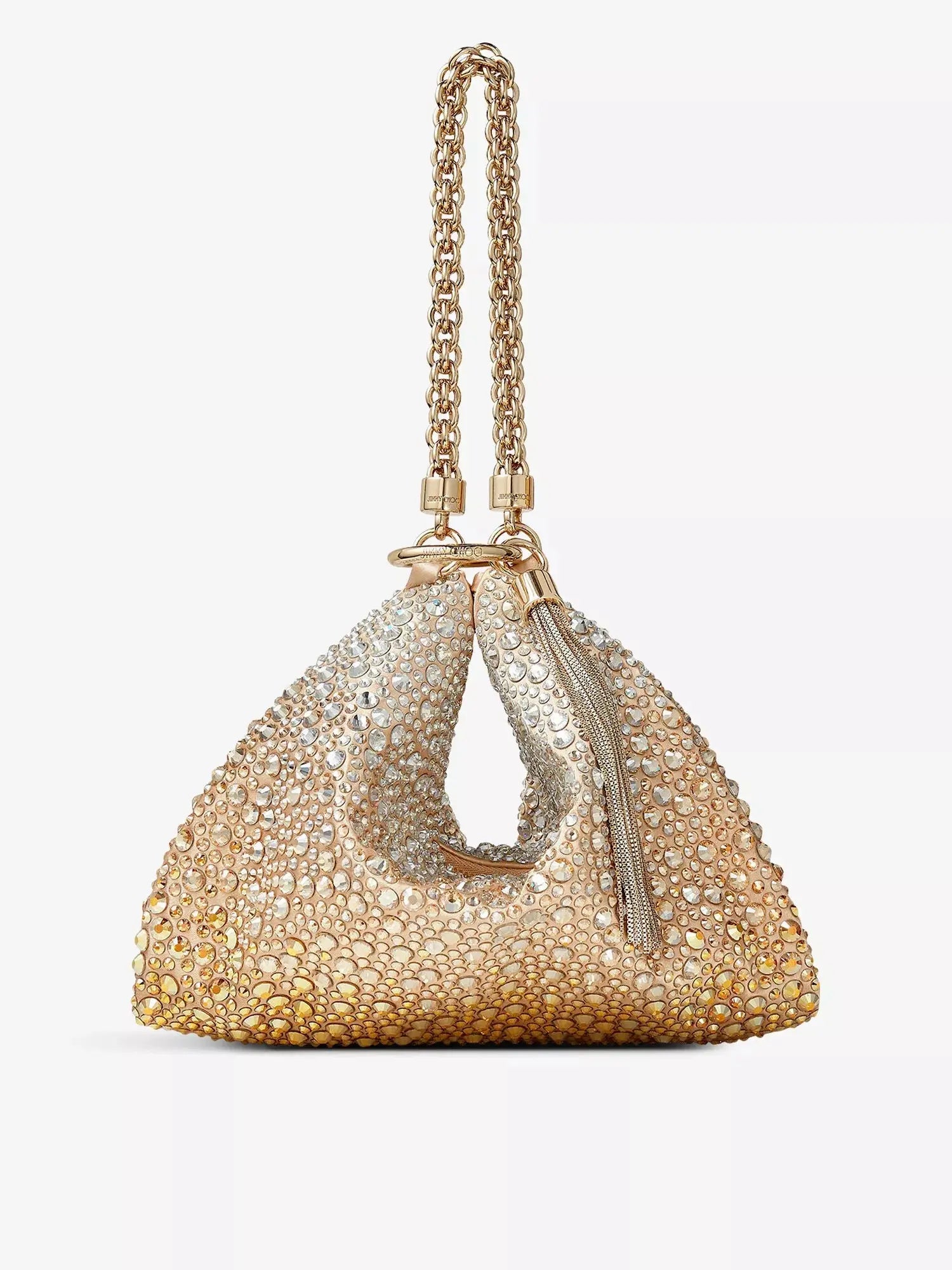 Jimmy Choo Women's Callie crystal-embellished satin clutch bag Jimmy Choo