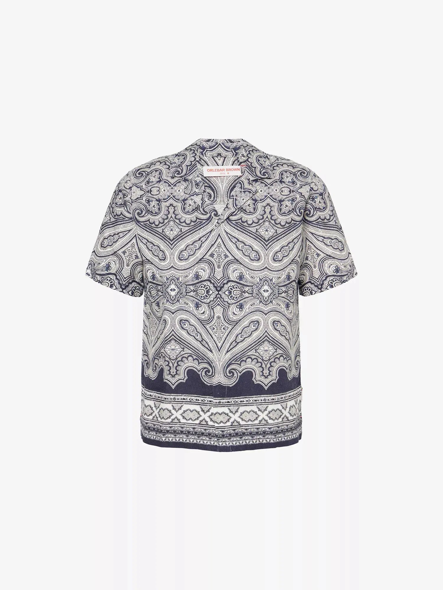 Orlebar Brown Men's Maitan Paisley Linen Shirt Orlebar Brown