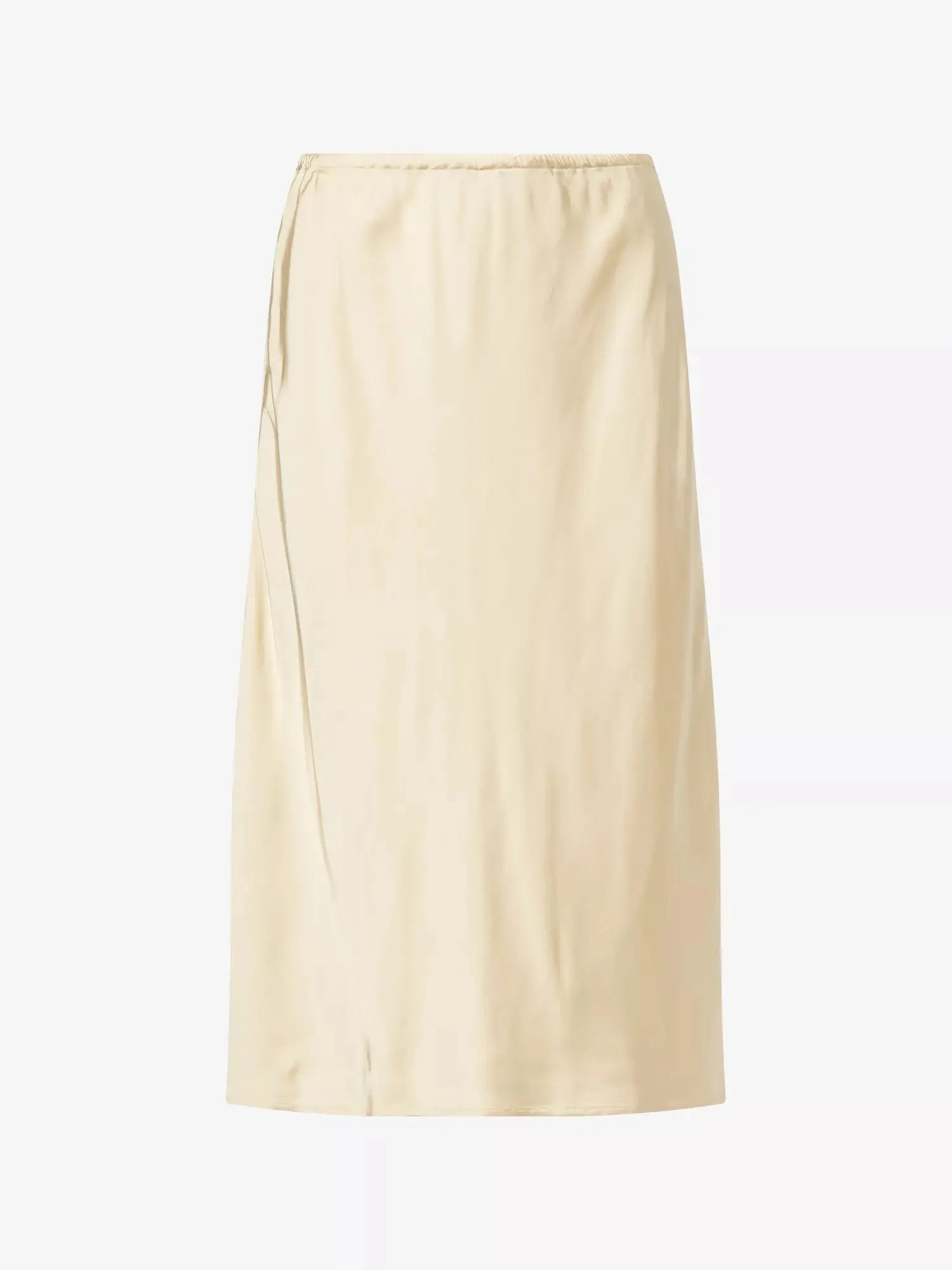 Vince Women's Pull-On Satin Midi Slip Skirt Vince
