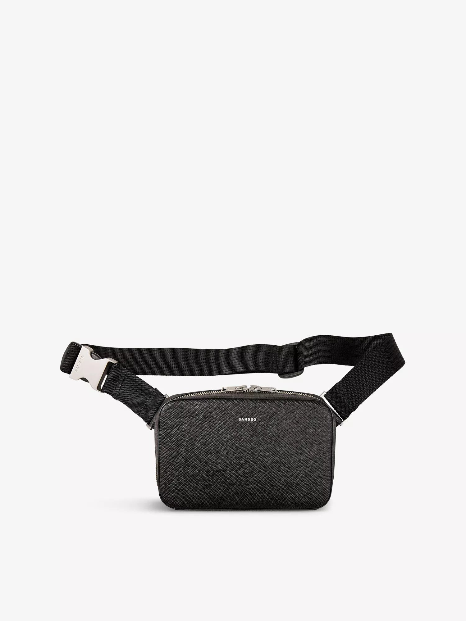 Sandro Men's Logo-Embossed Small Leather Bag Sandro