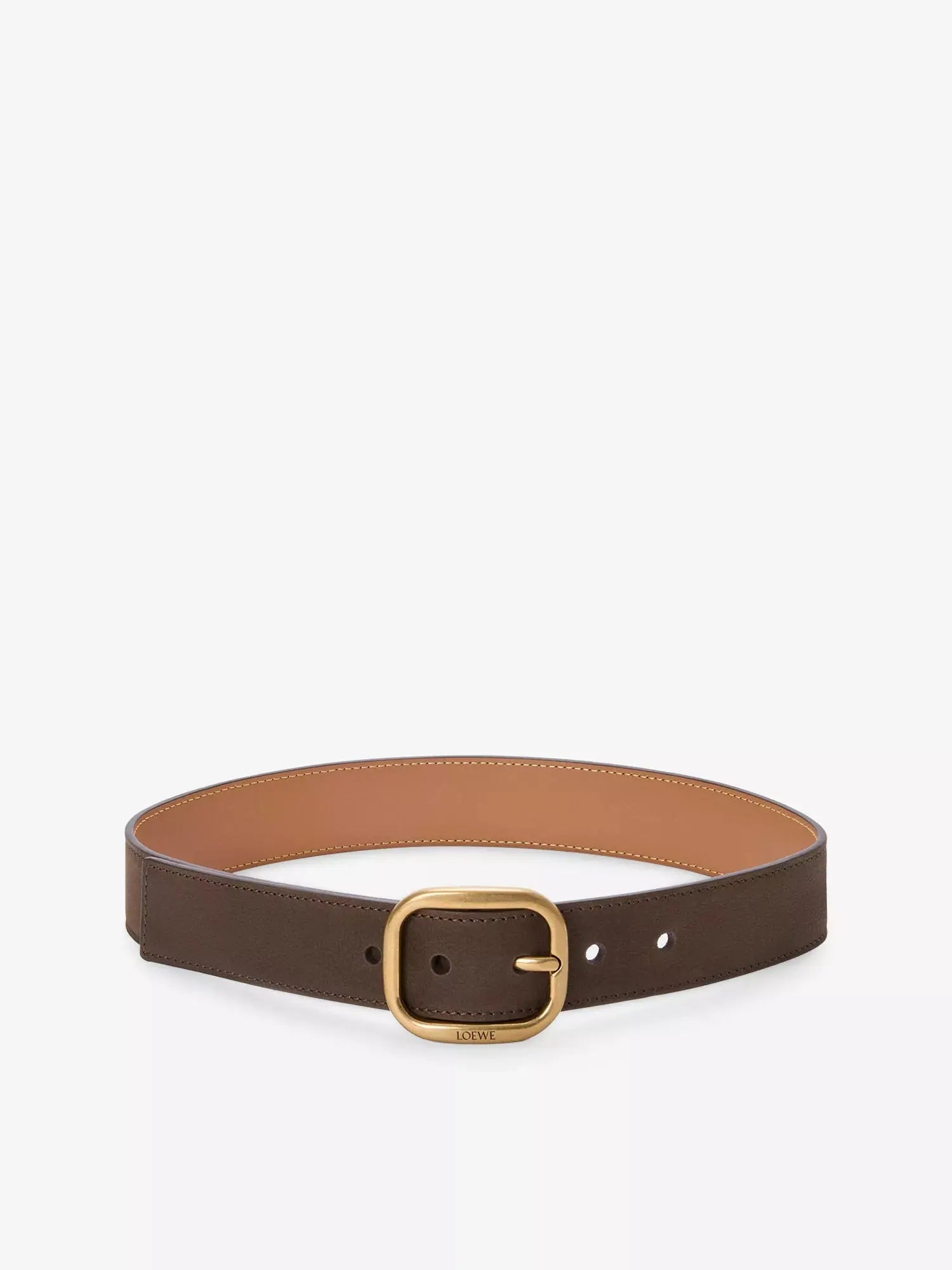 Loewe Women's Rounded Leather Belt Loewe