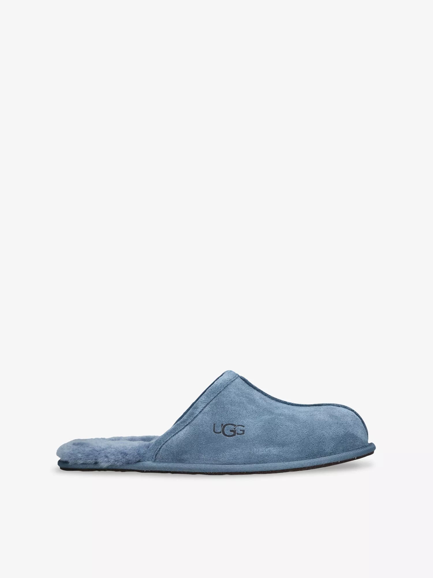UGG Men's Scuff Branded Suede and Shearling Slippers UGG