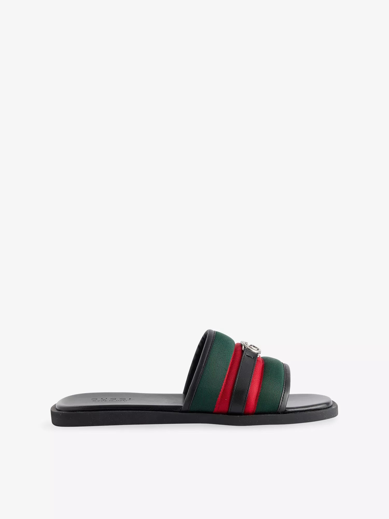 Gucci Men's Branded Woven Sliders Gucci