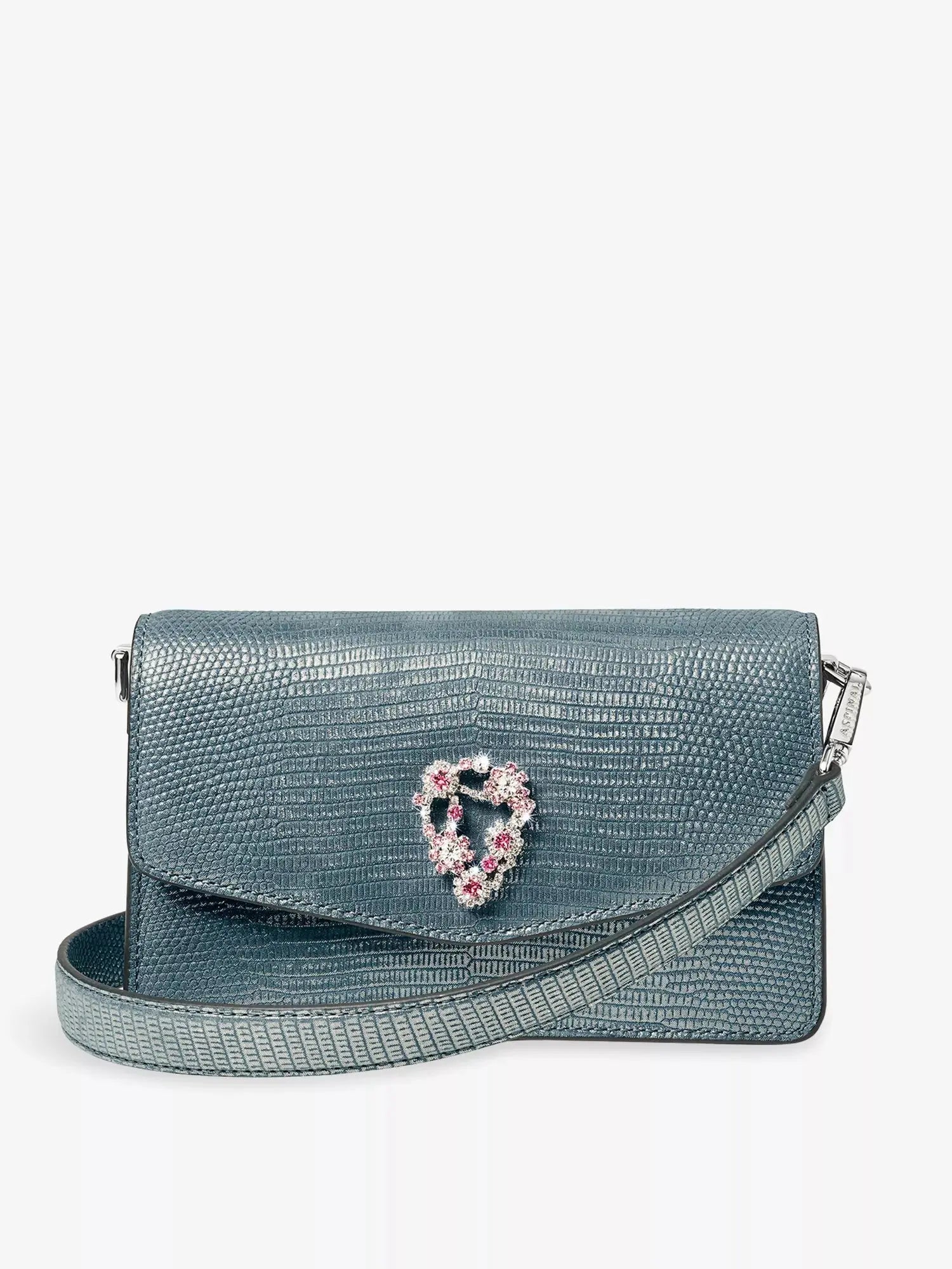 Aspinal of London Women's Eliza Lizard-Embossed Leather Clutch Bag Aspinal of London