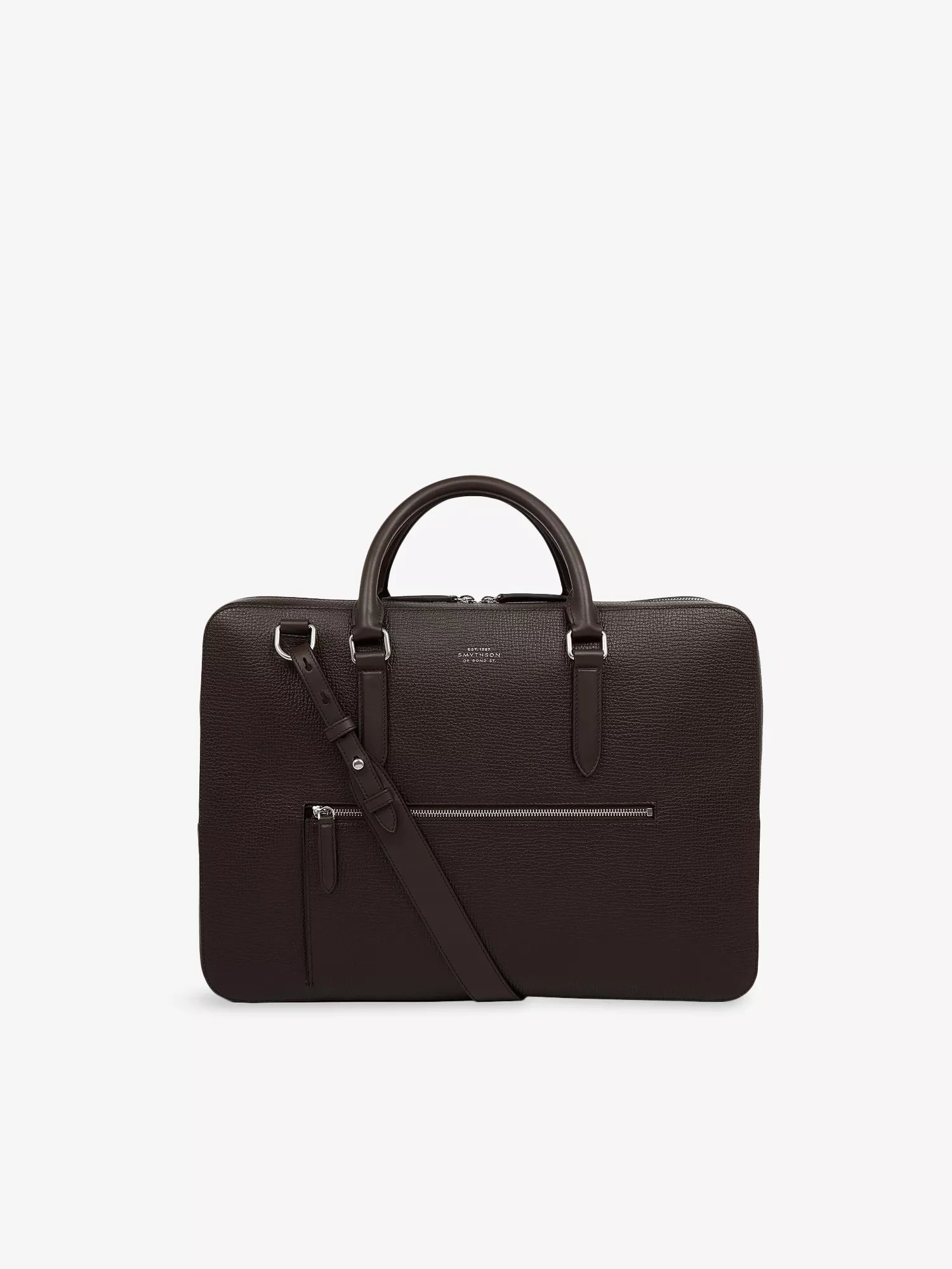 Smythson Men's Ludlow Large Leather Briefcase Smythson