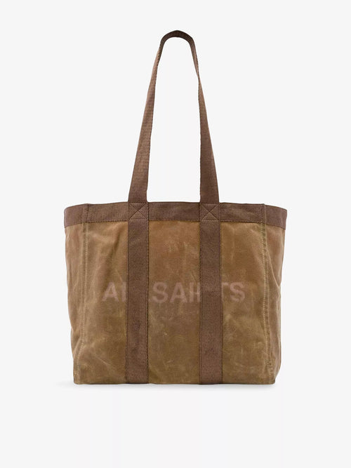AllSaints Men's Layo Washed Cotton-Canvas Tote Bag Allsaints
