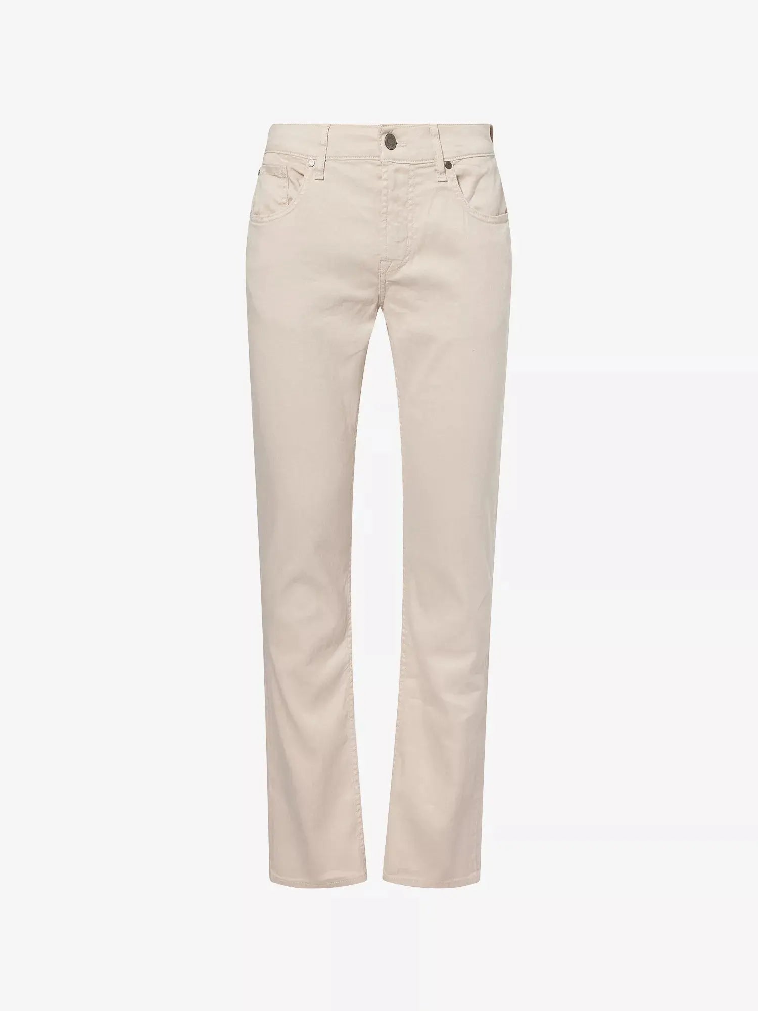 7 For All Mankind Men's Straight-Leg Linen And Cotton Denim Jeans 7 For All Mankind