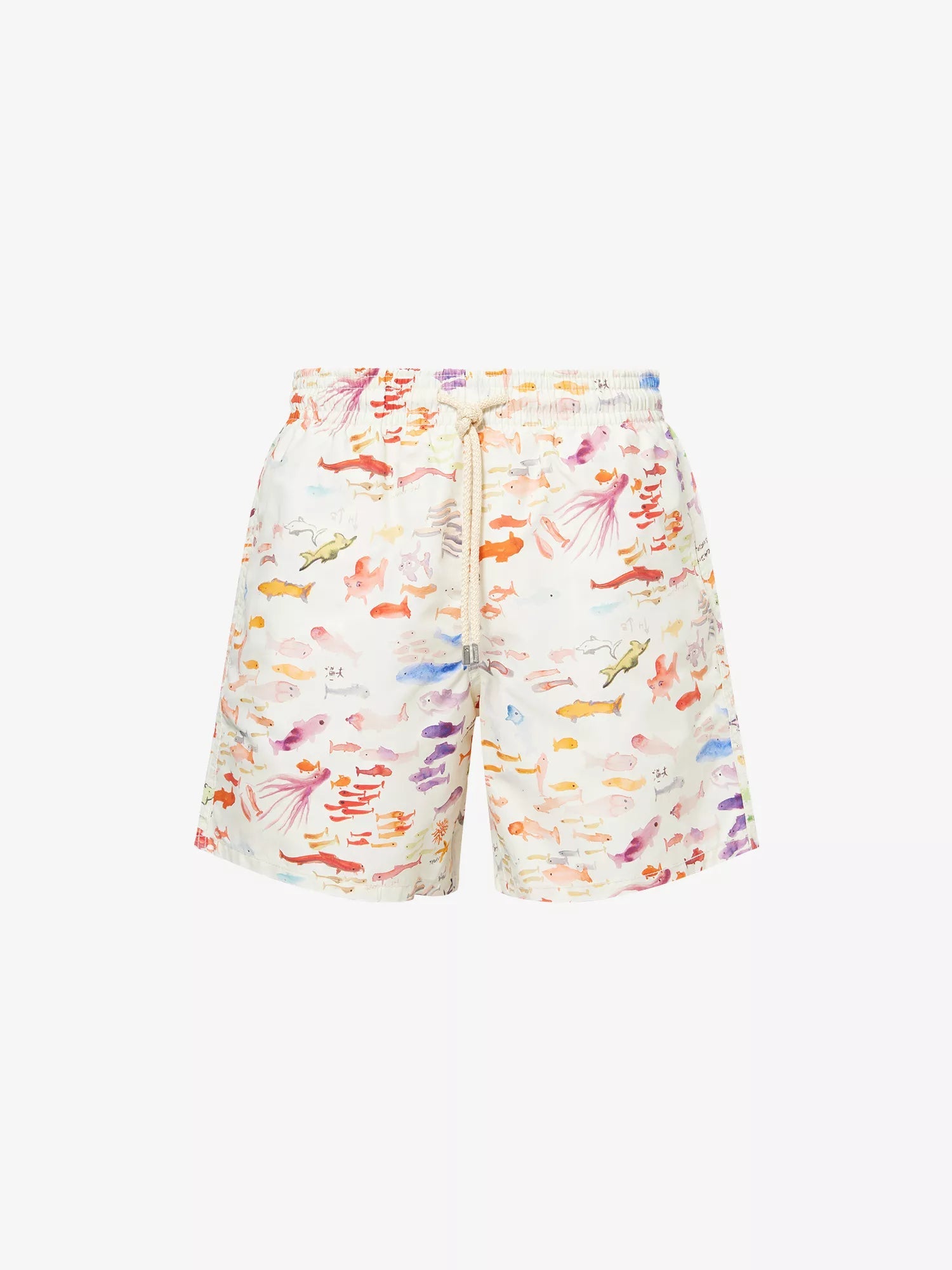 Vilebrequin Men's Moorea Fish-Print Swim Shorts Vilebrequin
