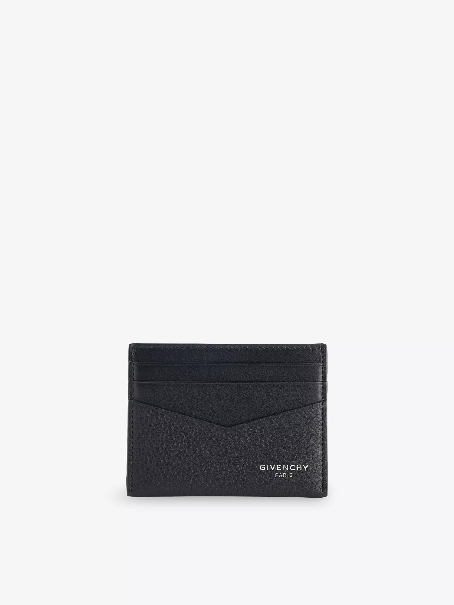 Givenchy Men's Foiled-Branding Leather Cardholder Givenchy