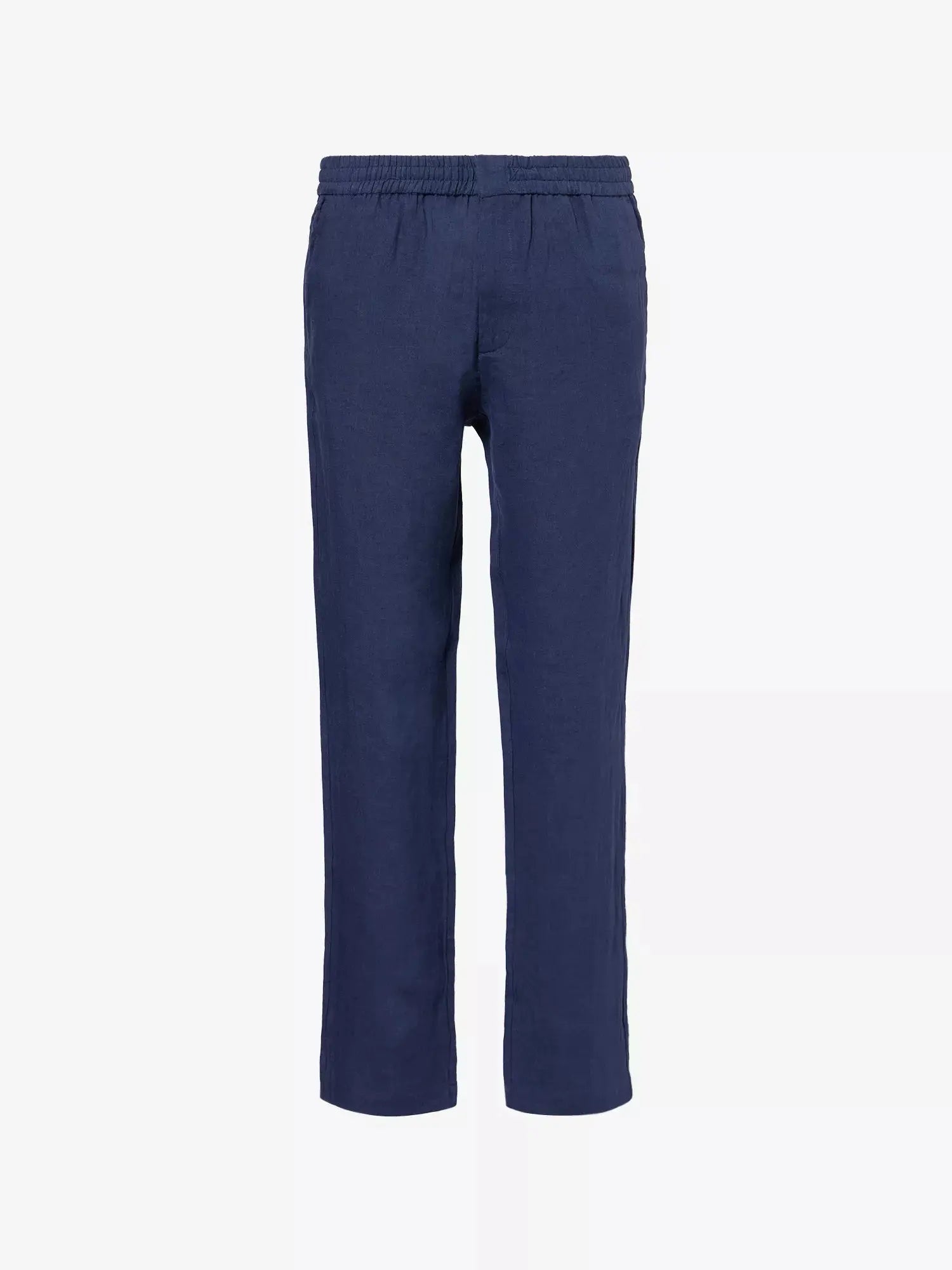 Sunspel Men's Drawstring Tapered-Leg Linen Trousers Sunspel