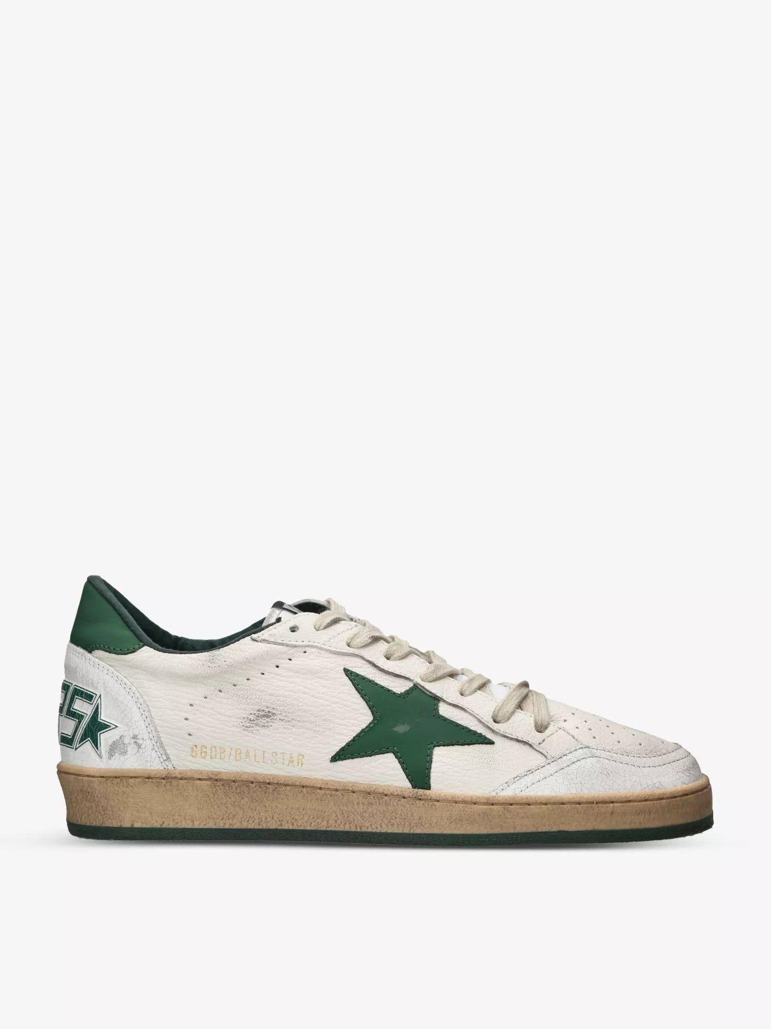 Golden Goose Men's Ball Star star-patch leather low-top trainers Golden Goose