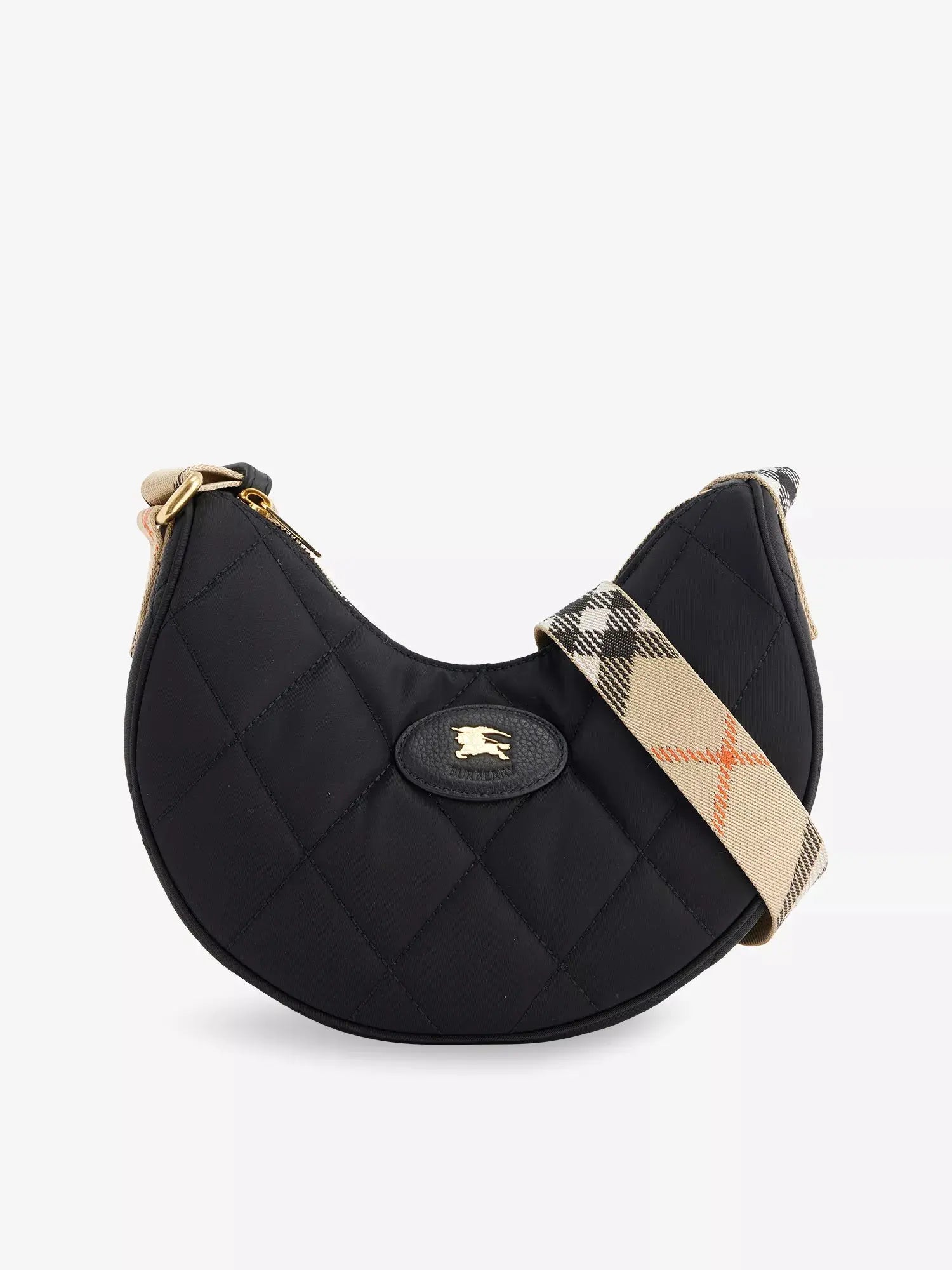 Burberry Women's Horseshoe Woven Cross-Body Bag Burberry