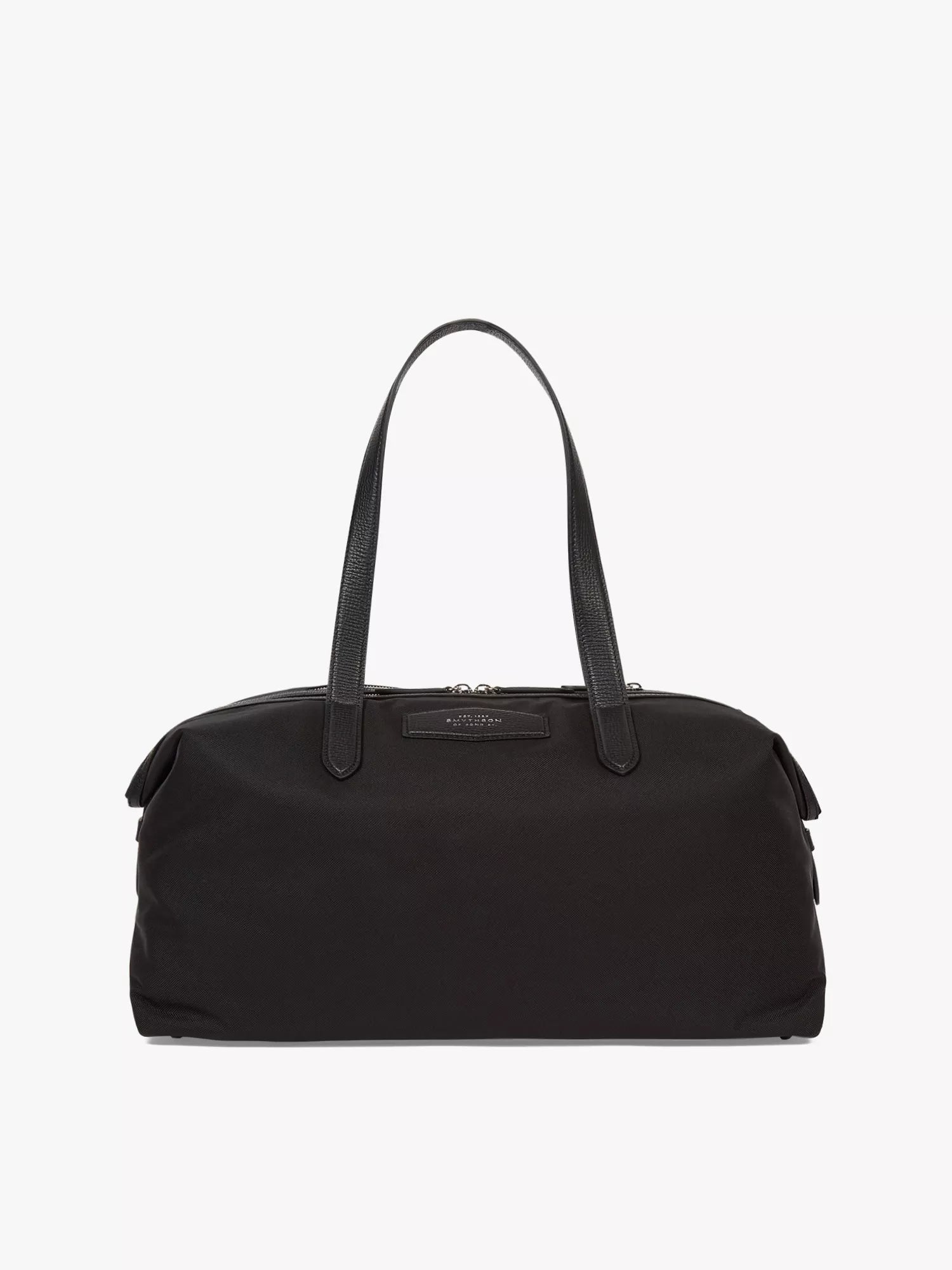 Smythson Men's Norton leather-trim canvas travel bag Smythson