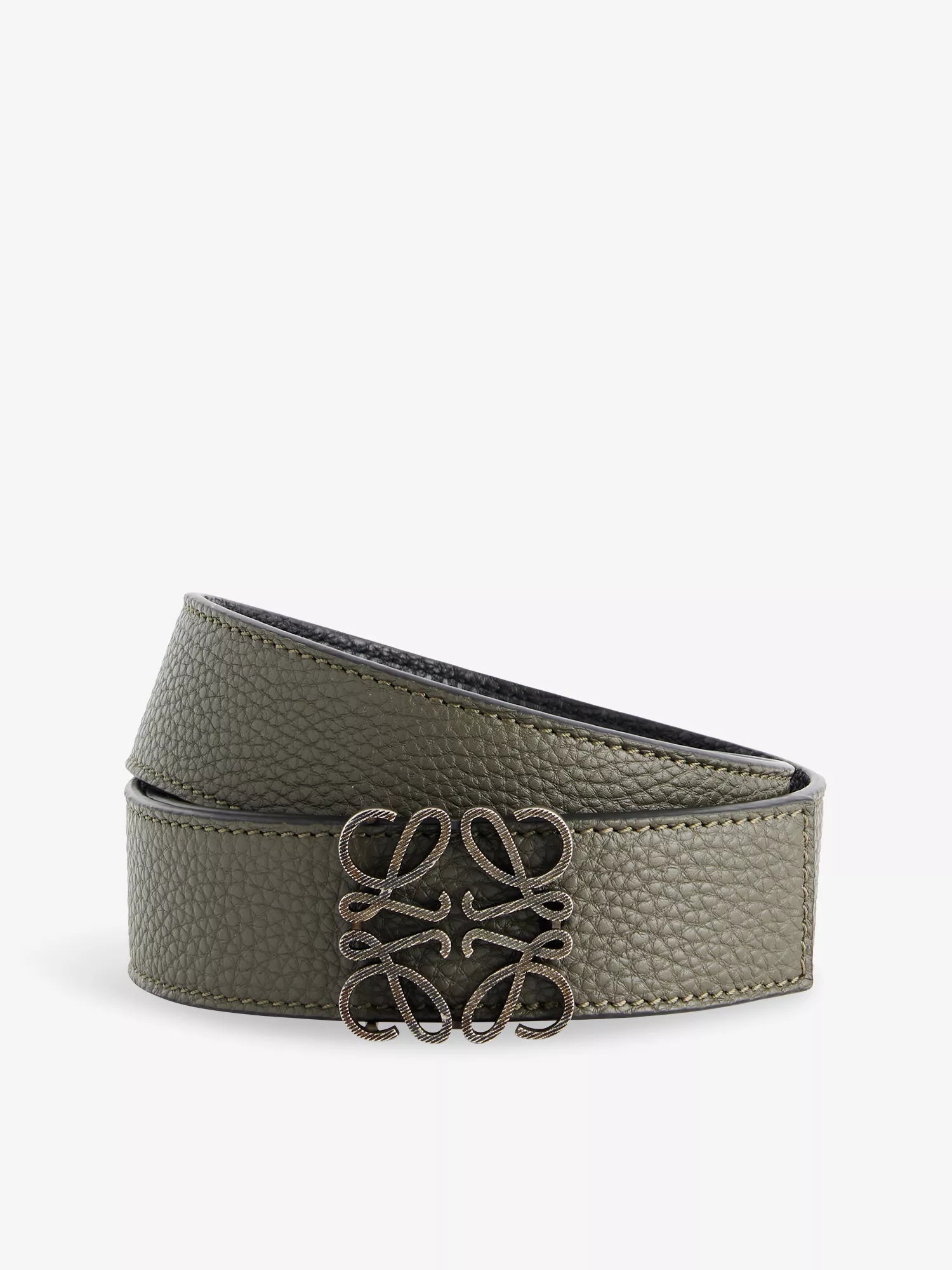 Loewe Men's Reversible Anagram leather belt Loewe