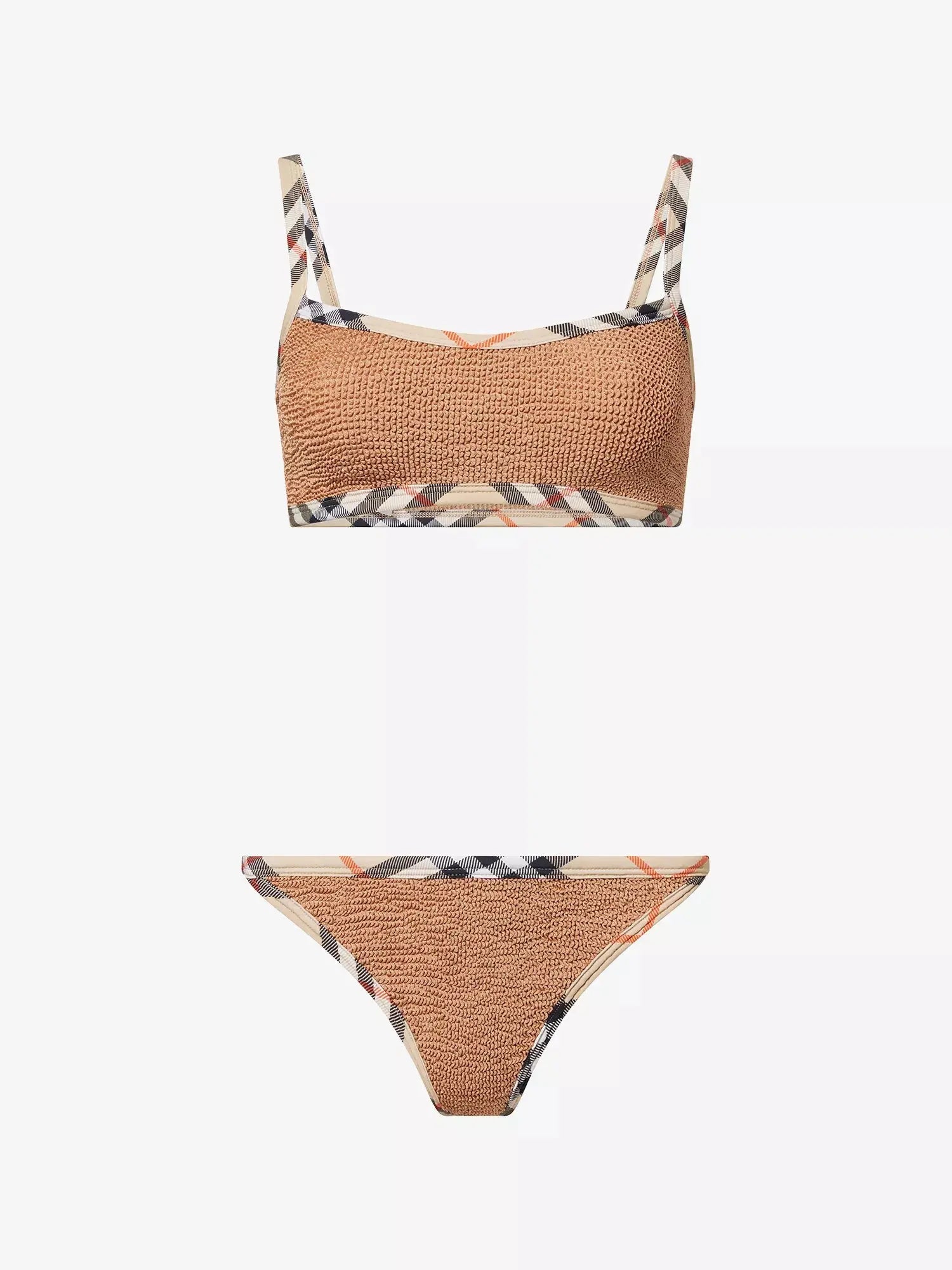 Hunza G Women's Burberry x Hunza G Tyler Check-Trim Bikini Set Hunza G