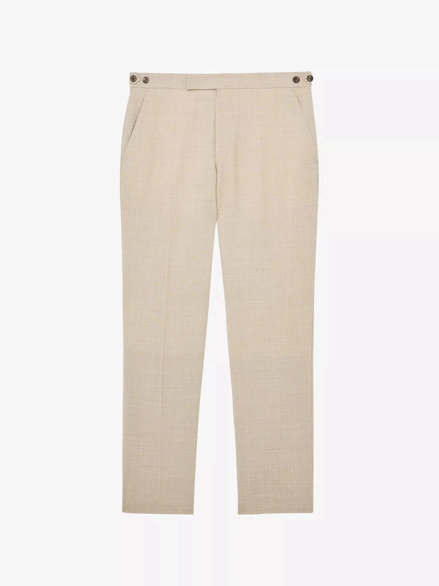 Reiss Men's Fibre Slim-Leg Wool Trousers Reiss