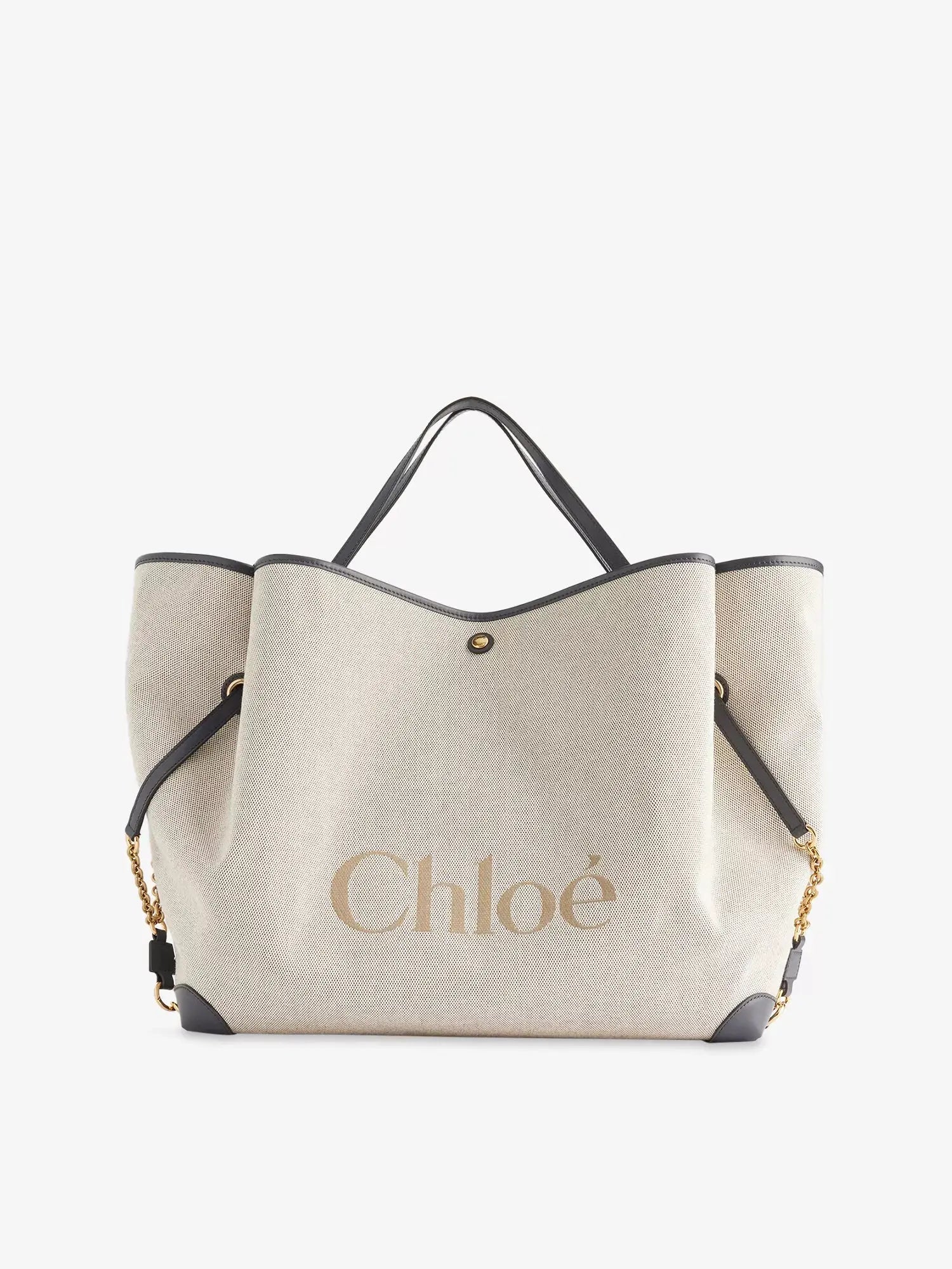 Chloe Women's Clover Large Cotton-Canvas Tote Bag Chloe
