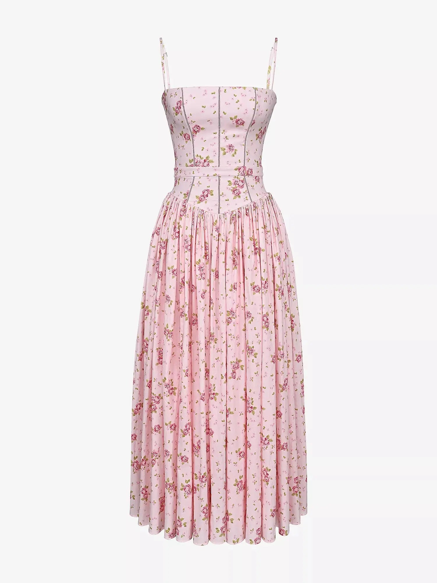 House of CB Women's Ysabella Floral-Print Stretch-Cotton Midi Dress House of CB