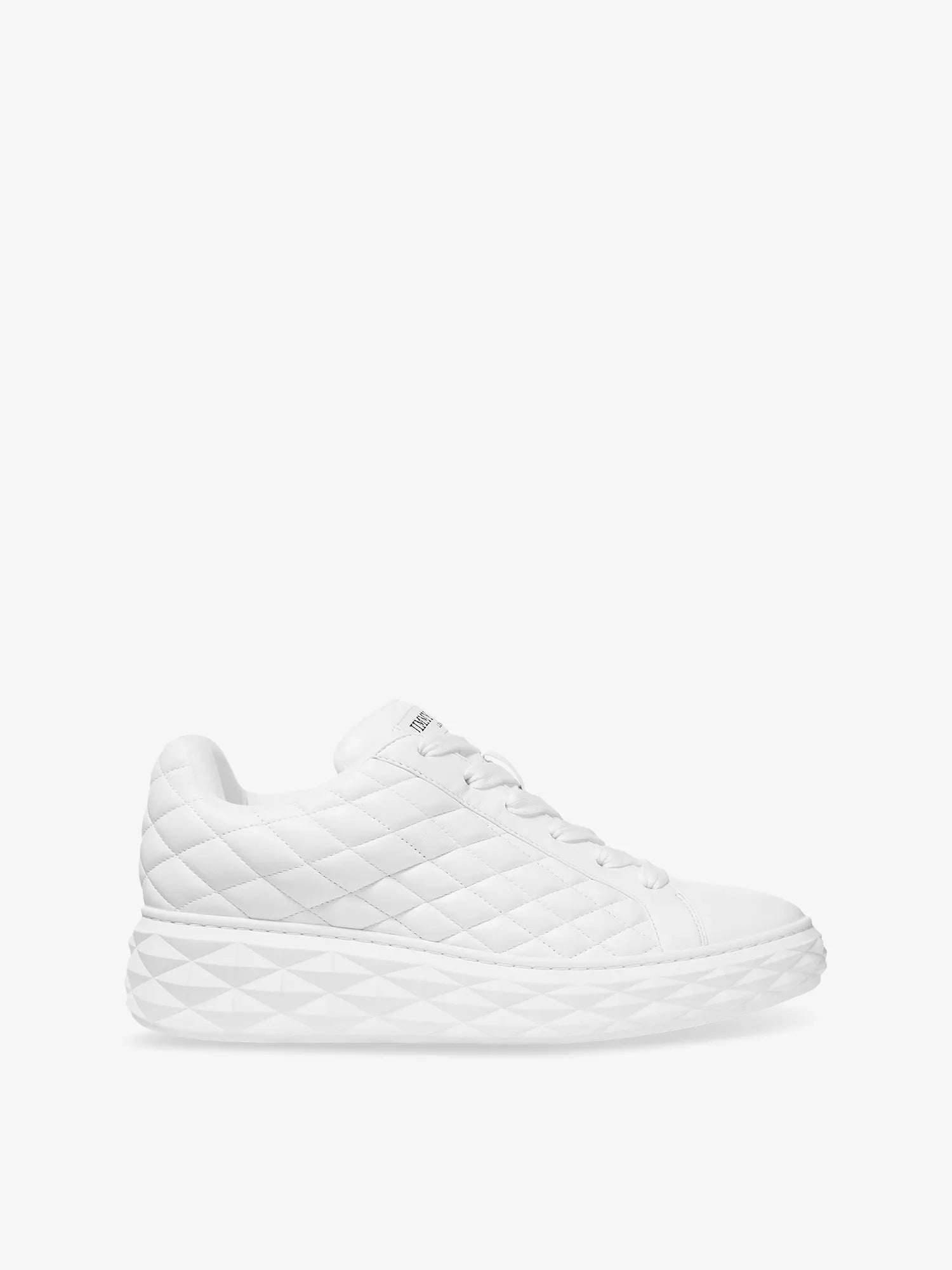 Jimmy Choo Men's Diamond Maxi Quilted Leather Trainers Jimmy Choo