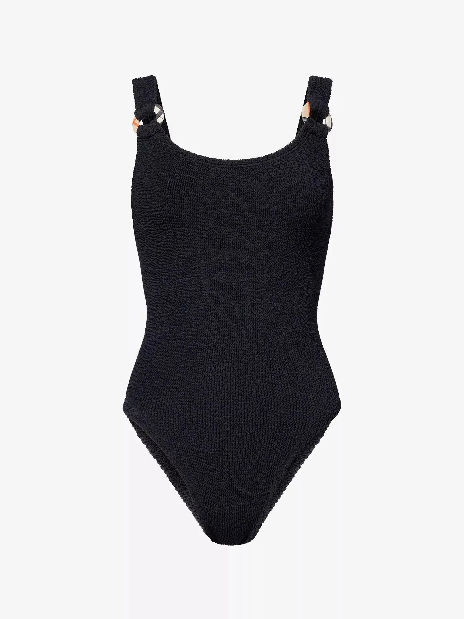 Hunza G Women's Burberry x Hunza G Domino Check-Hardware Swimsuit and Scrunchie Set Hunza G