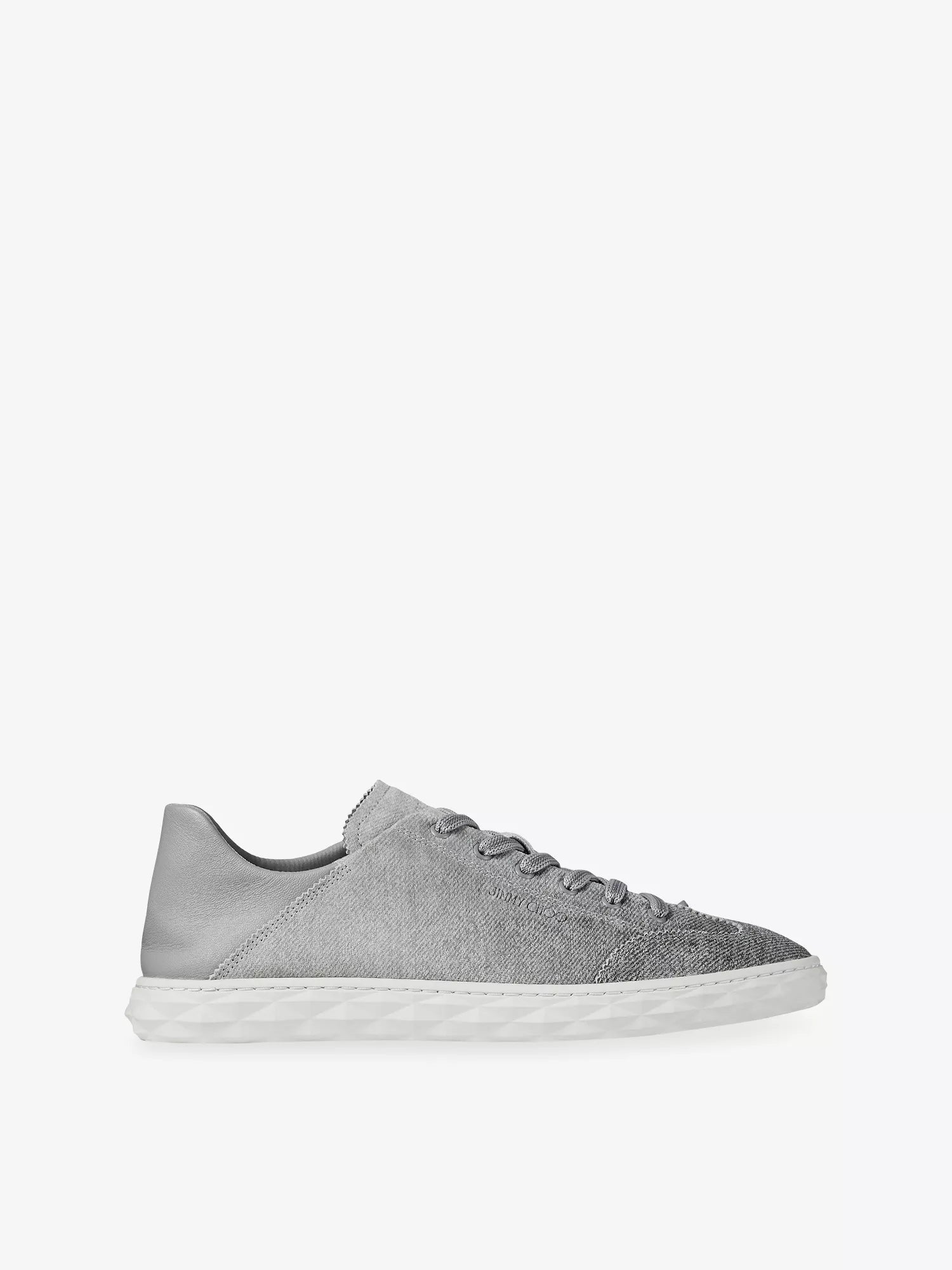 Jimmy Choo Men's Diamond Flex Denim Suede Trainers Jimmy Choo