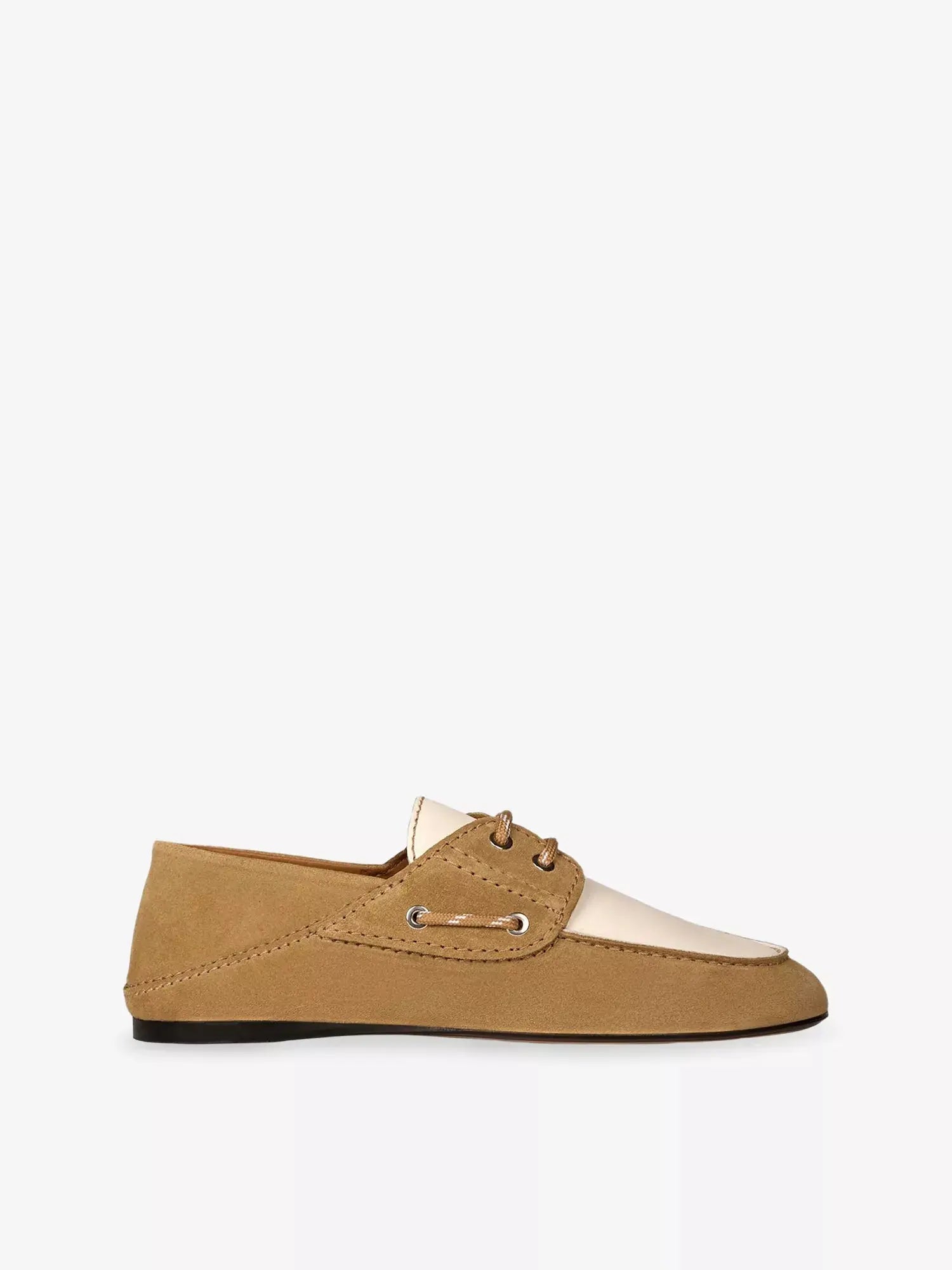 Sandro Women's Lace-Up Suede Boat Shoes Sandro