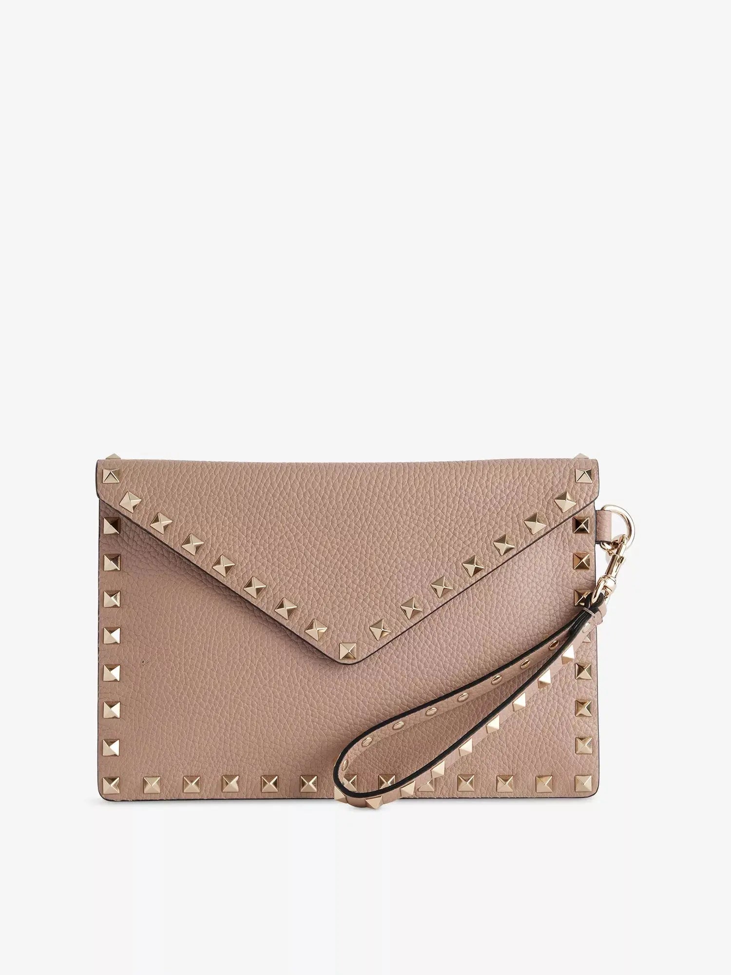 Valentino Garavani Women's Rockstud Leather Clutch Valentino Garavani