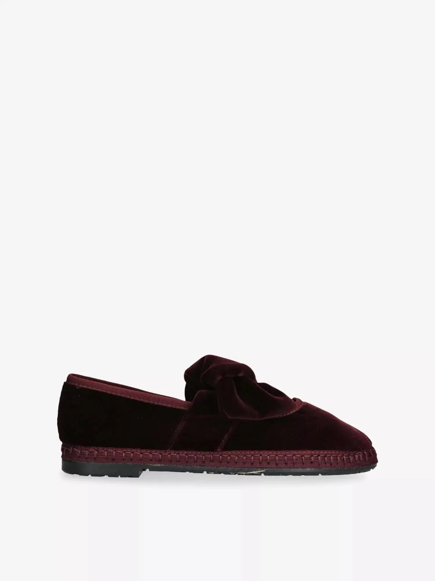 Flabelus Women's Lyra Wine Velvet Slippers Flabelus