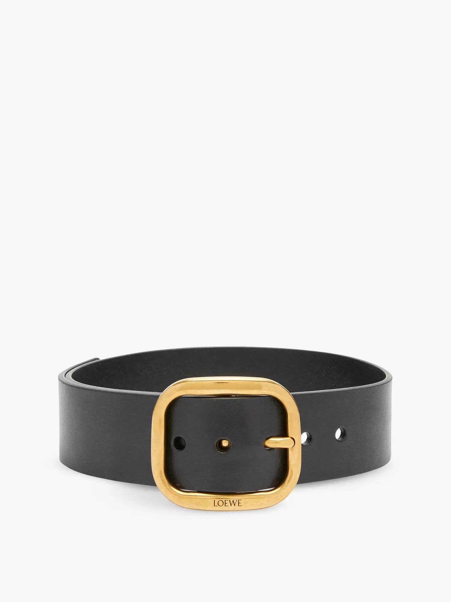 Loewe Women's Rounded leather belt Loewe