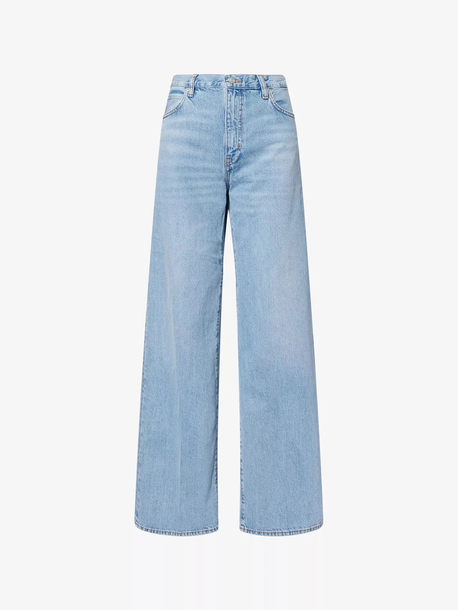 Frame Women's The Off Duty Stroll Mid-Rise Wide-Leg Denim Jeans Frame