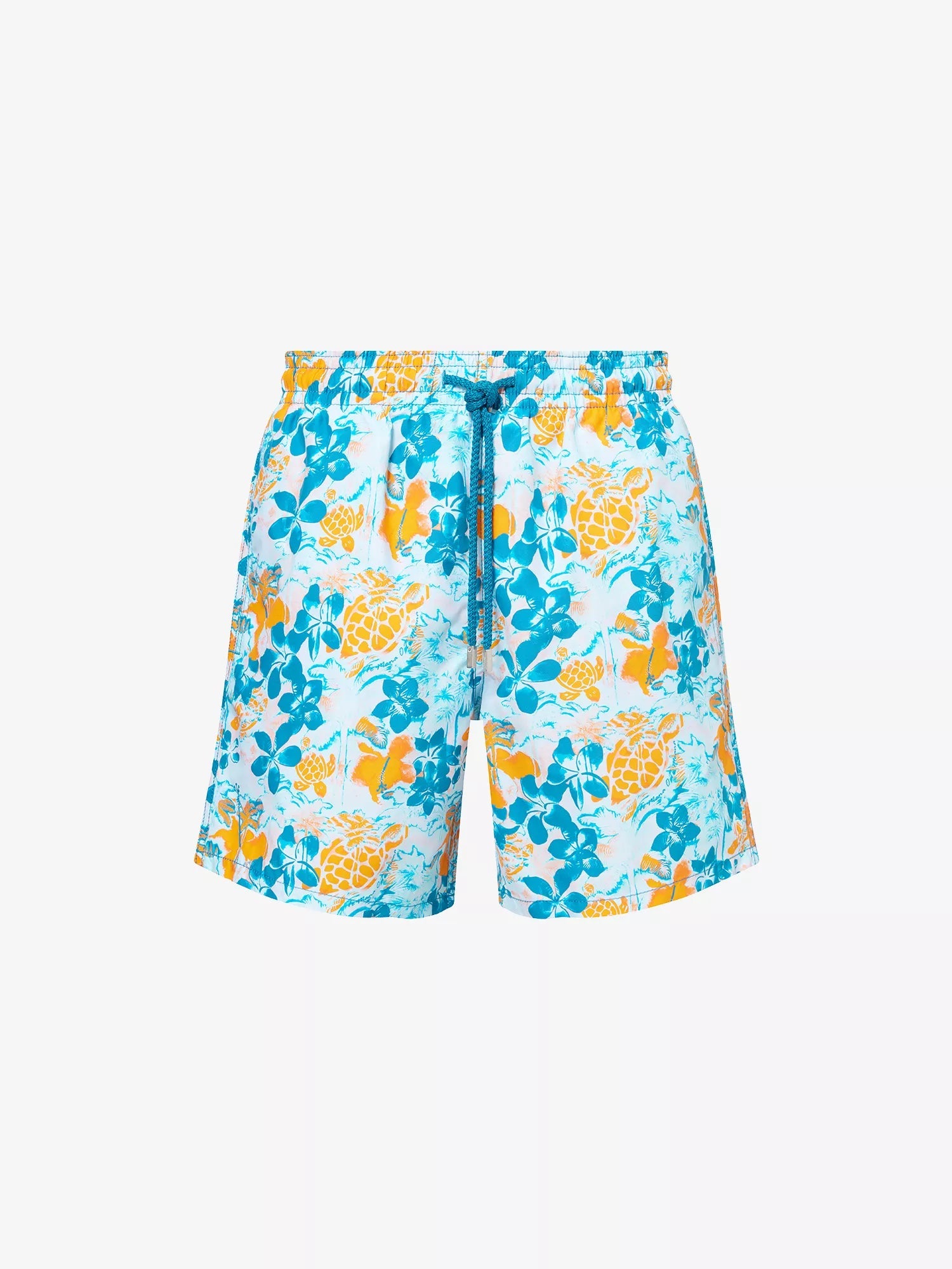 Vilebrequin Men's Moorea Floral-Print Swim Shorts Vilebrequin
