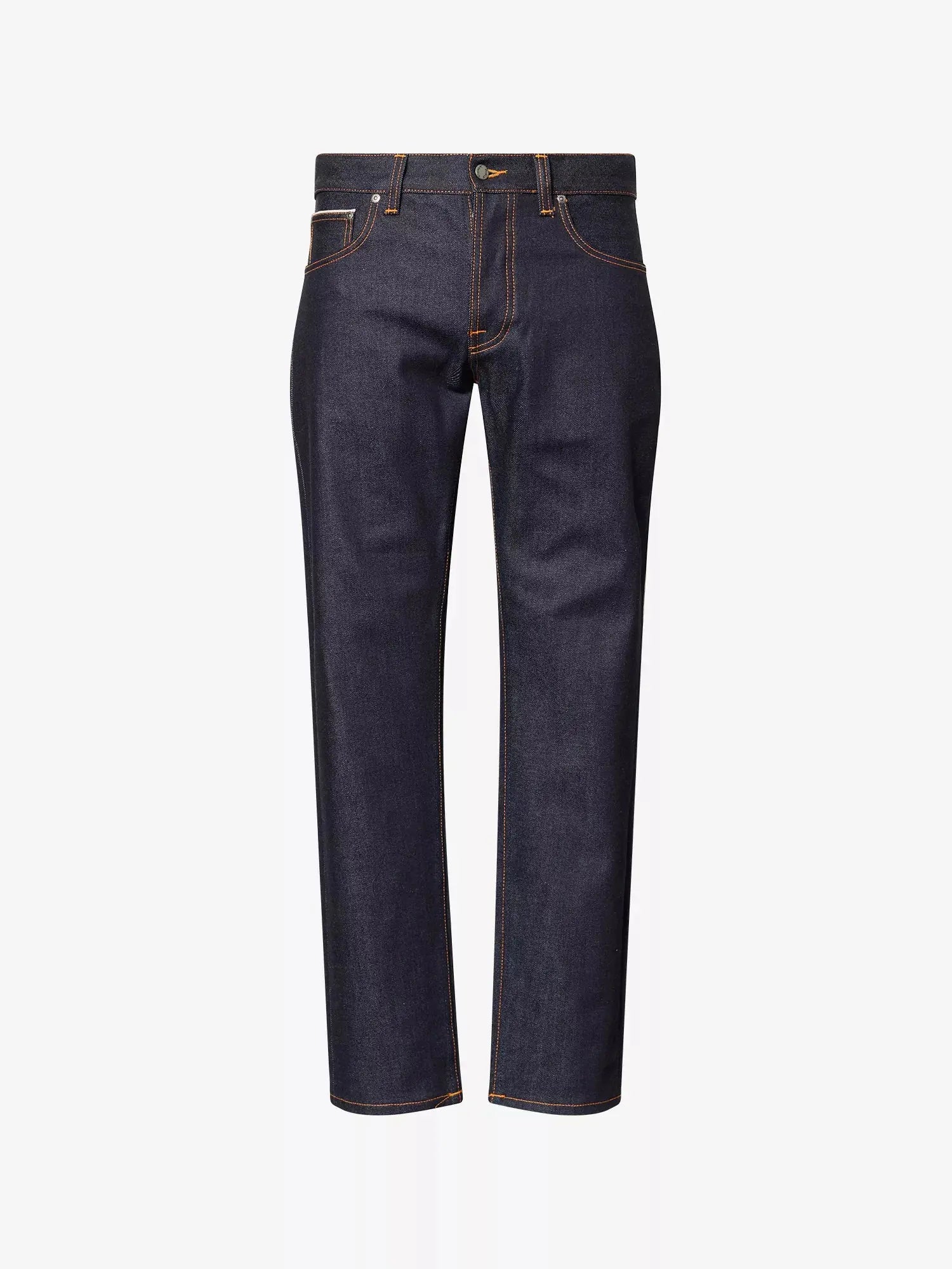Nudie Jeans Men's Solid Ollie Straight-Leg Stretch-Denim Jeans Nudie Jeans