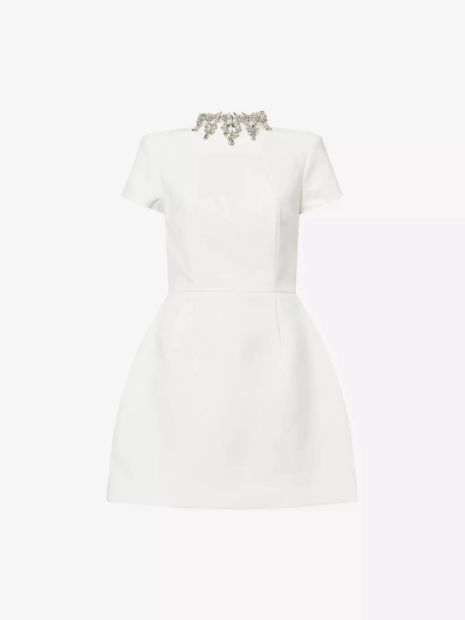 Nadine Merabi Women's Regan Embellished Crepe Mini Dress Nadine Merabi
