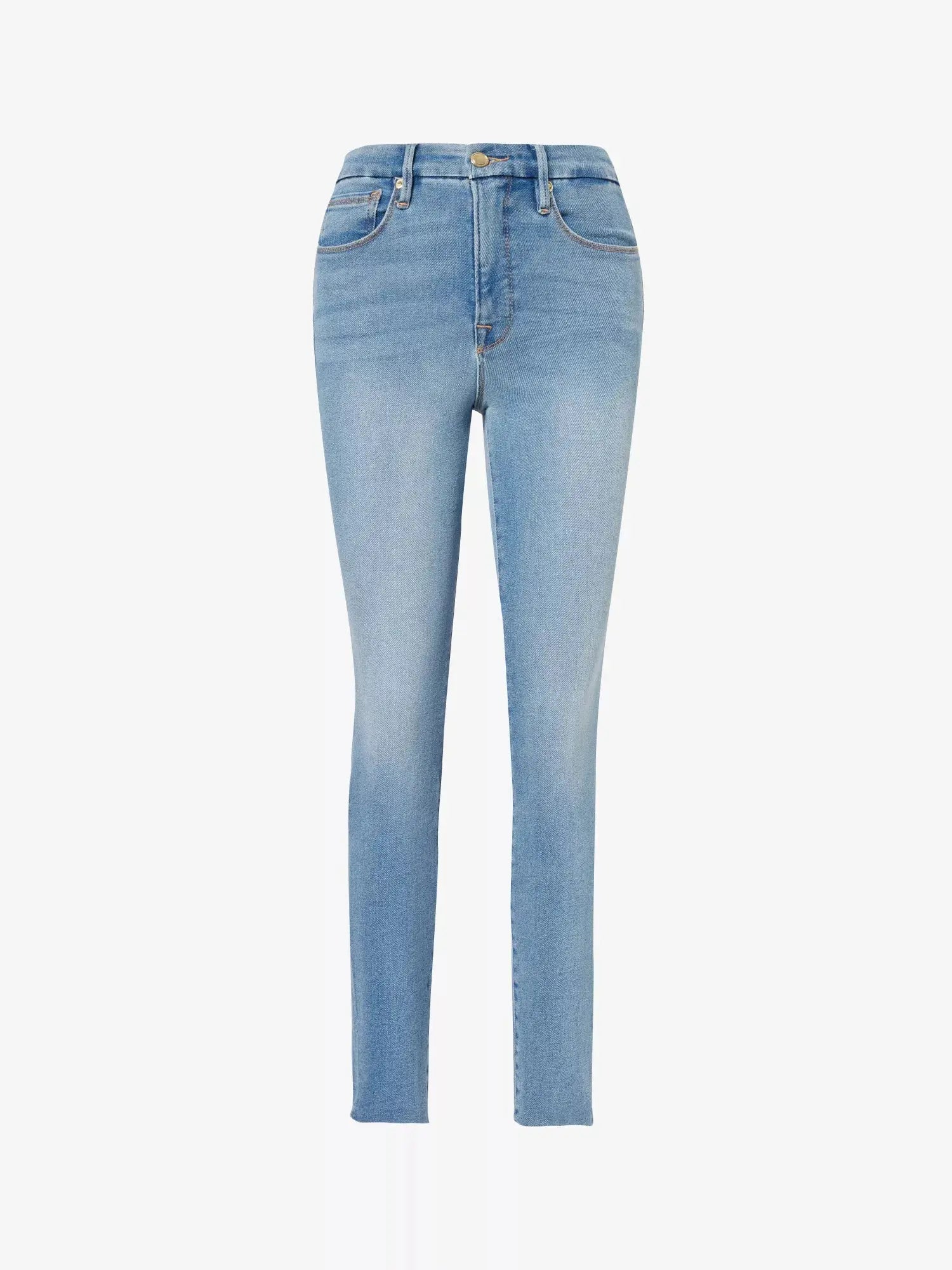 Good American Women's Good Legs skinny-leg mid-rise cropped stretch-denim jeans Good American
