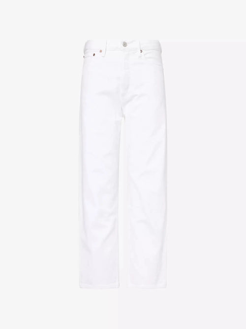 Agolde Women's 90's Pinch-Waist Cropped Denim Jeans Agolde