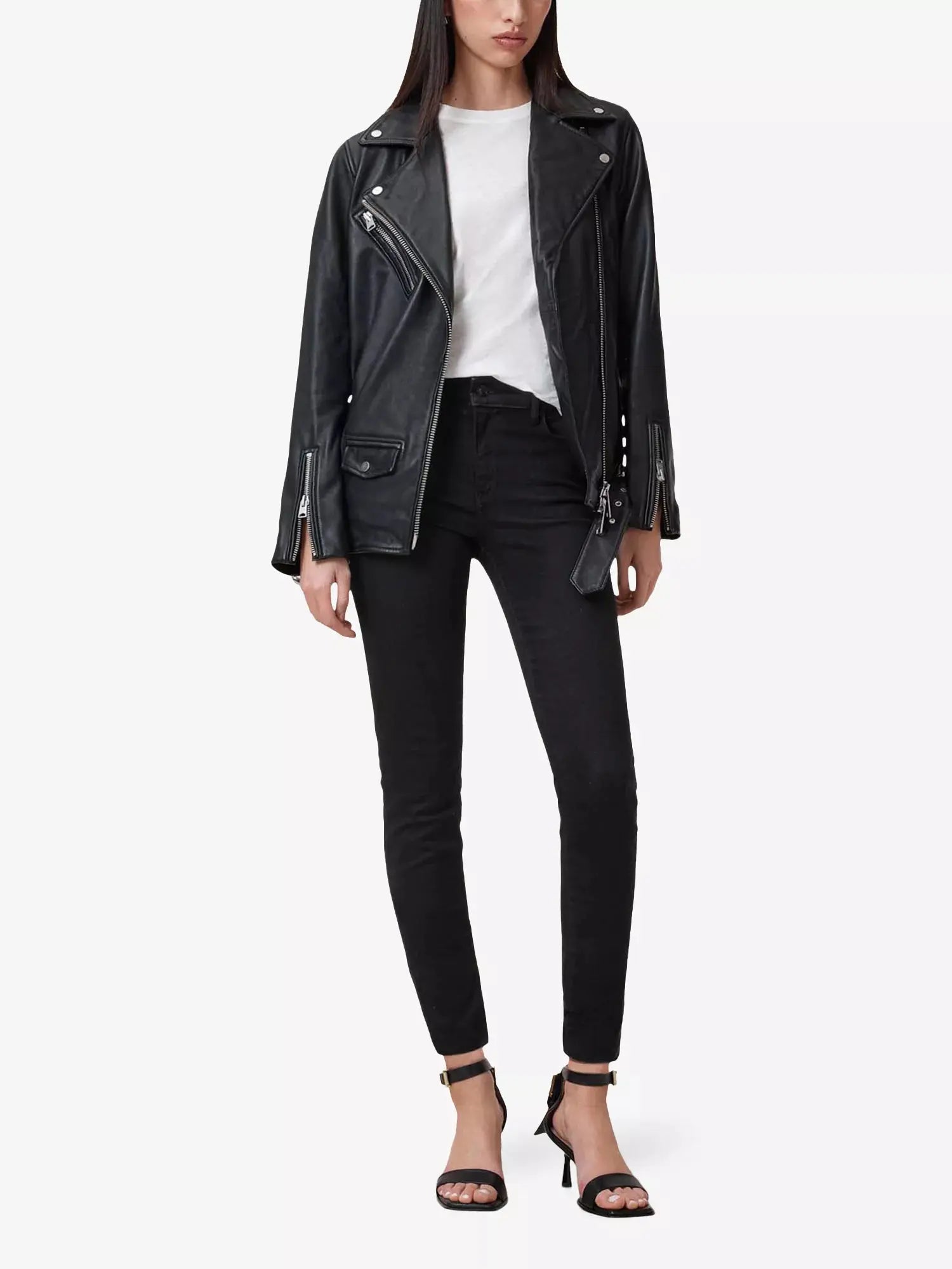 AllSaints Women's Miller Sizeme Skinny-Leg High-Rise Cotton-Blend Stretch-Denim Jeans Allsaints
