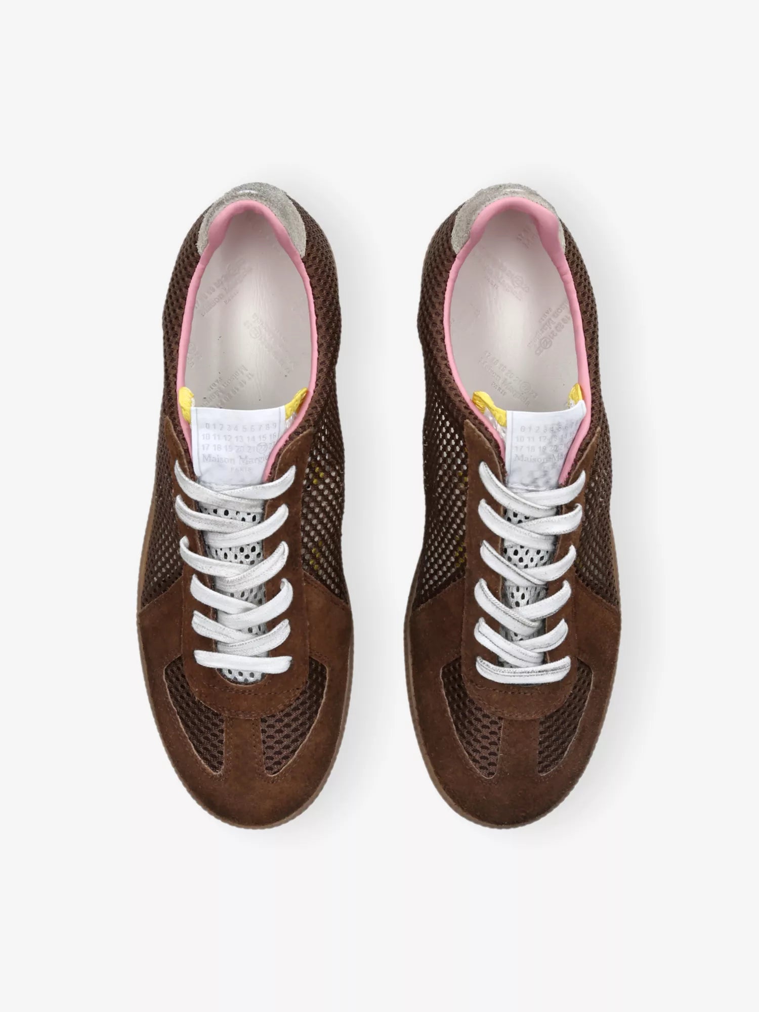 Maison Margiela Men's Suede and Mesh Trainers Maison Margiela