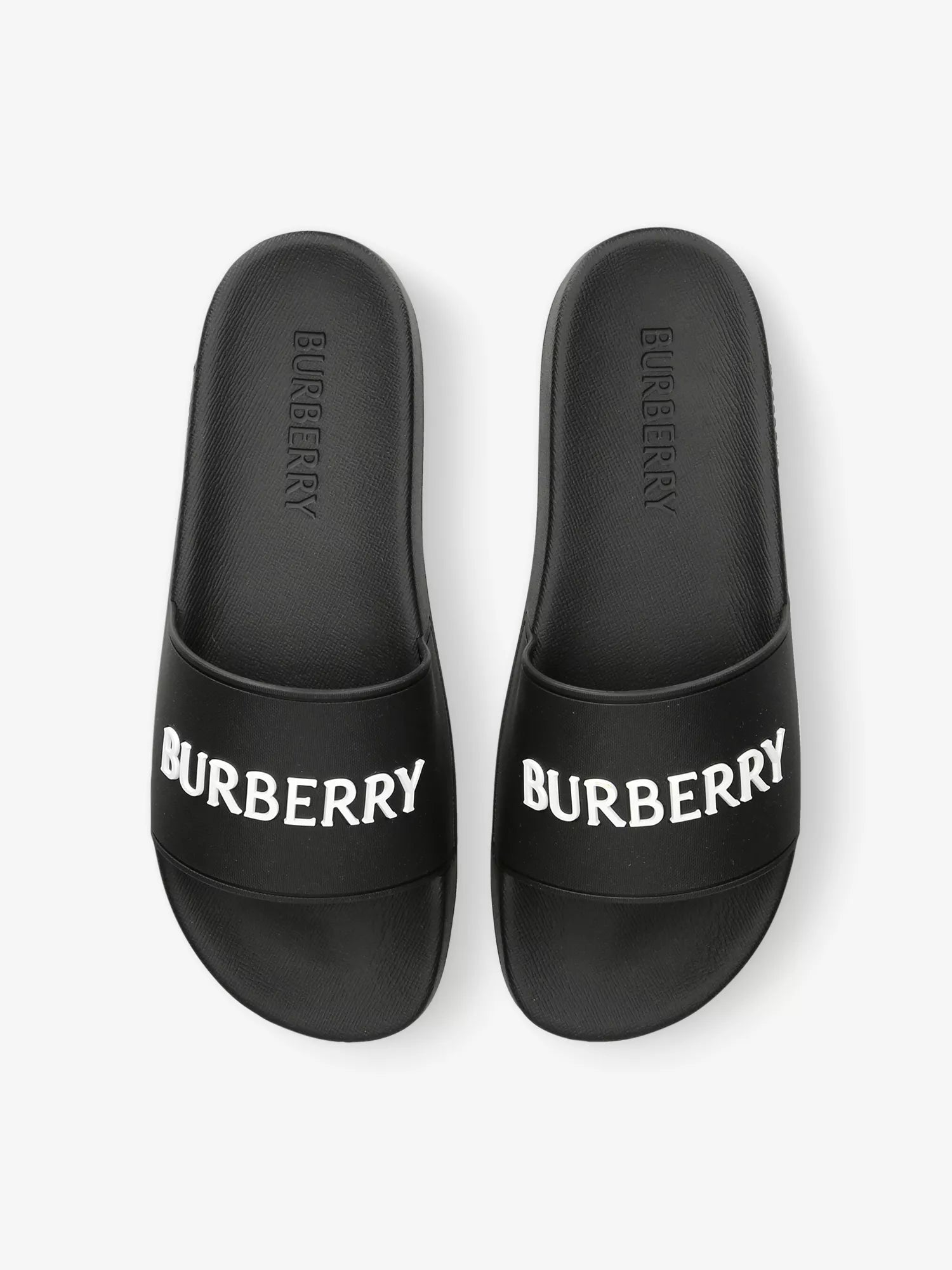 Burberry Men's Furley Rubber Sliders Burberry
